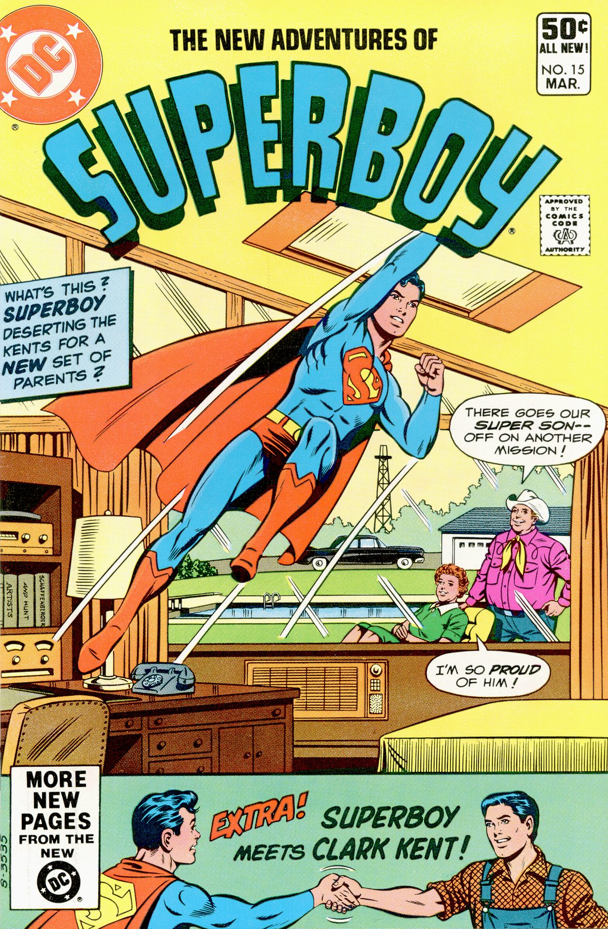 Read online The New Adventures of Superboy comic -  Issue #15 - 1