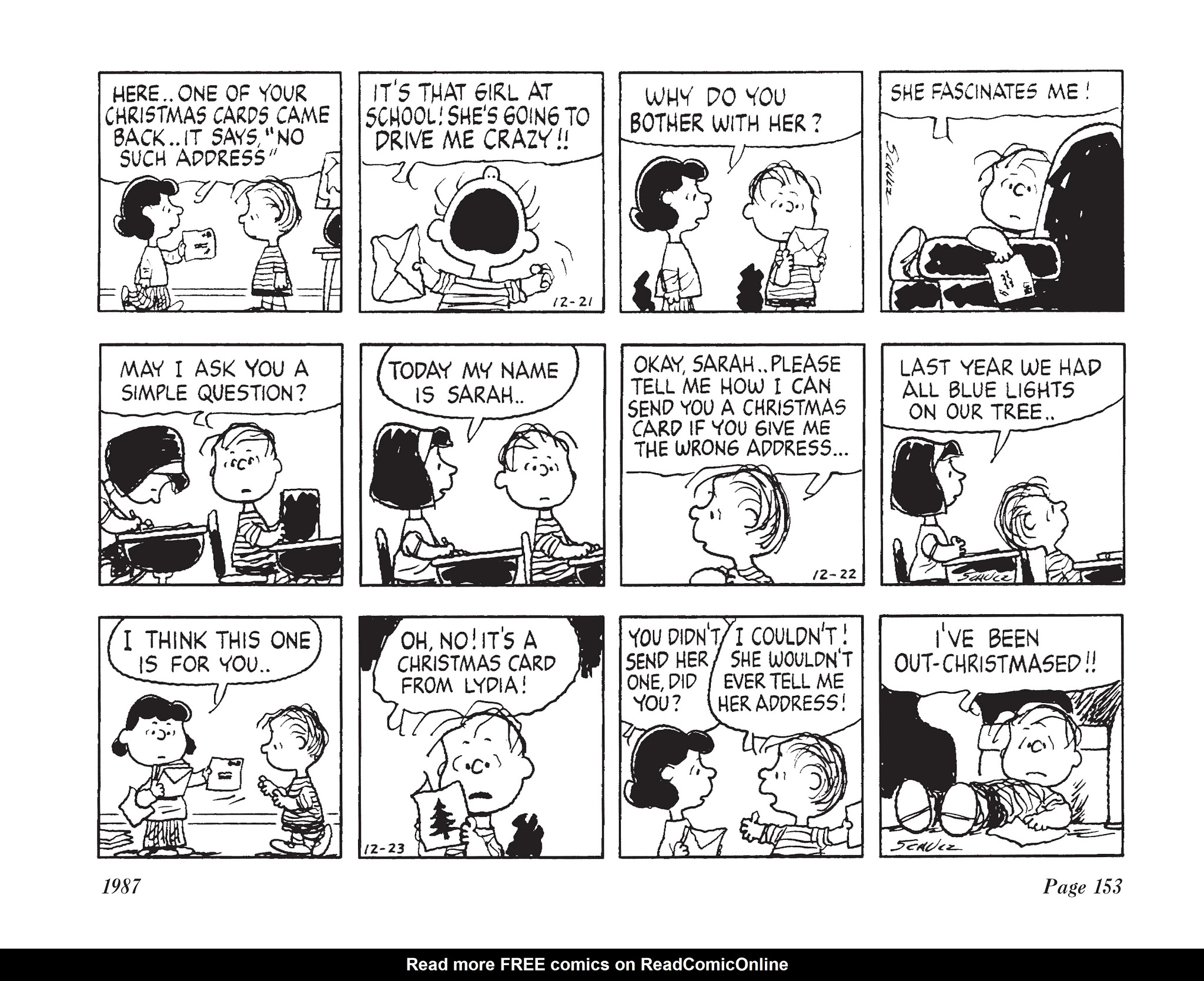 Read online The Complete Peanuts comic -  Issue # TPB 19 - 168