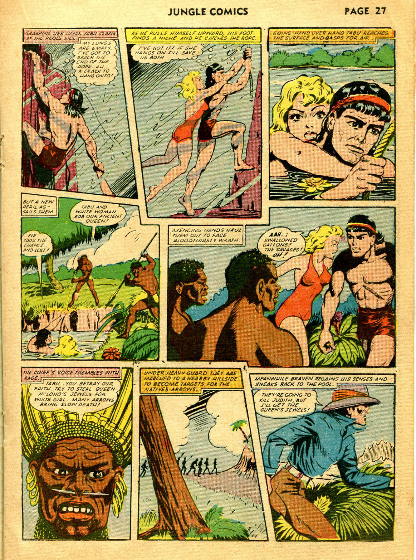 Read online Jungle Comics comic -  Issue #33 - 29