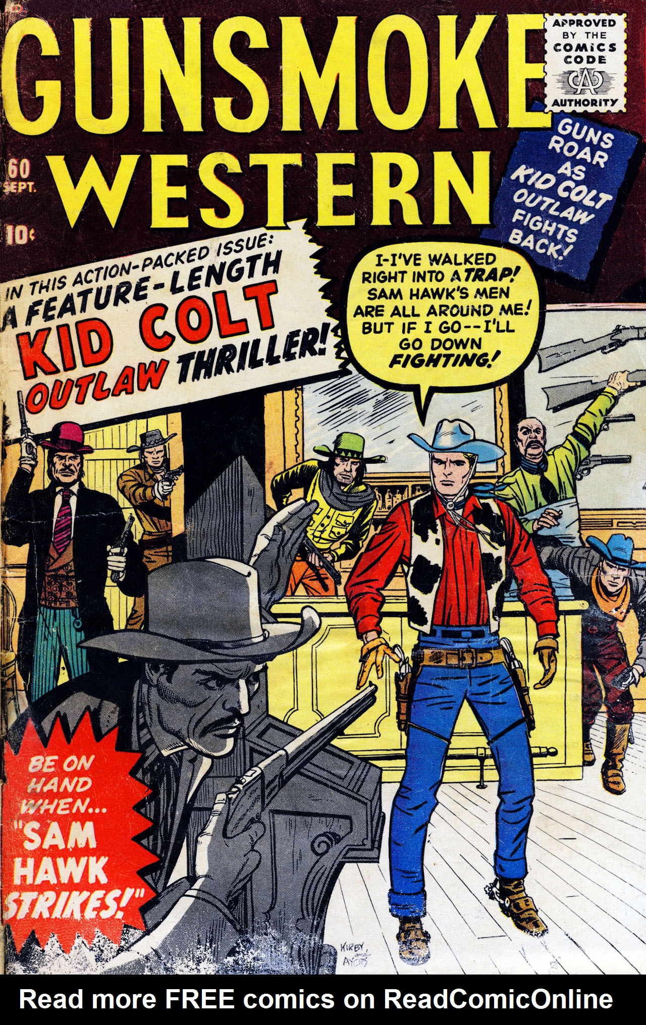 Read online Gunsmoke Western comic -  Issue #60 - 1