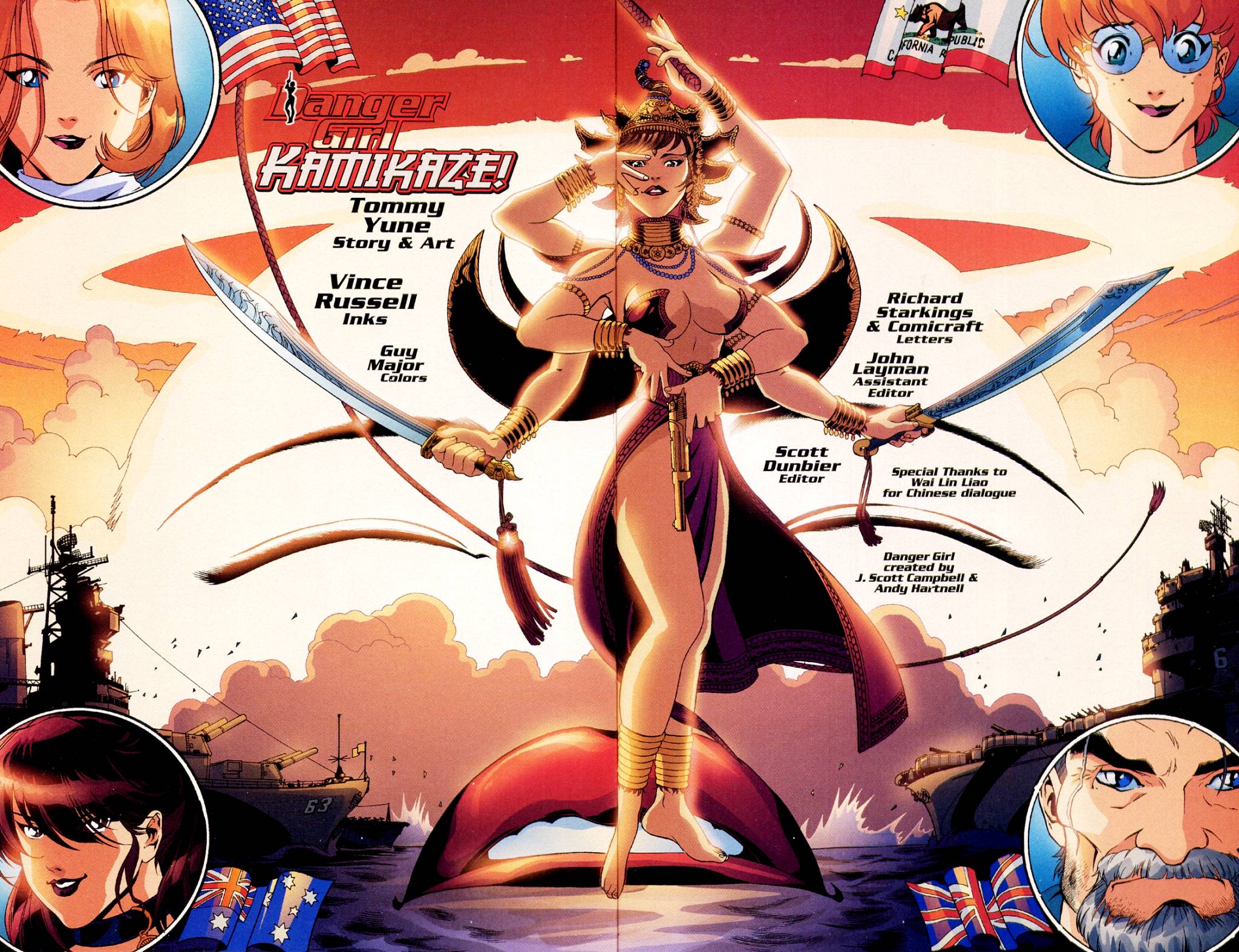 Read online Danger Girl Kamikaze comic -  Issue #1 - 13