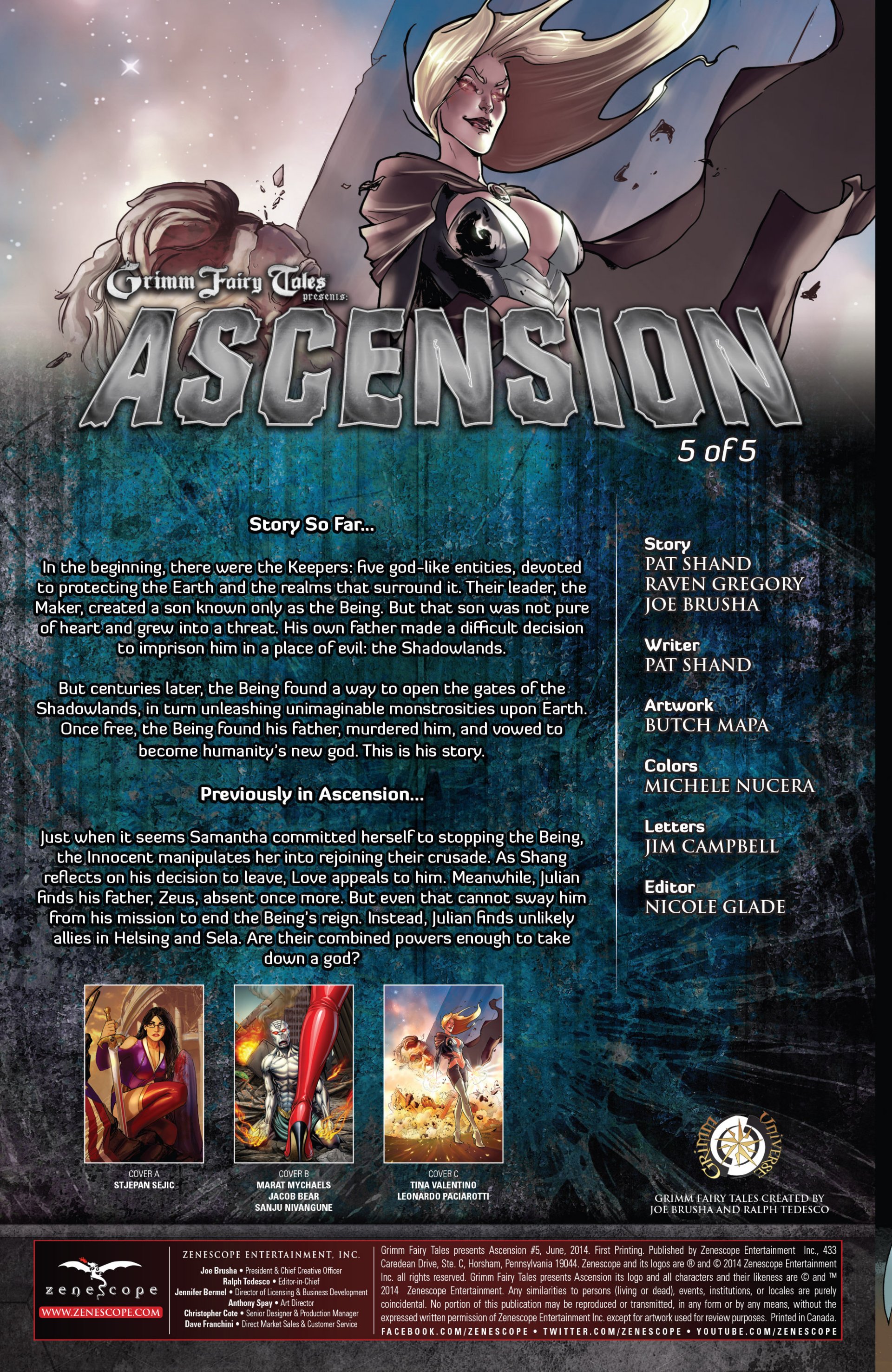 Read online Grimm Fairy Tales presents Ascension comic -  Issue #5 - 2
