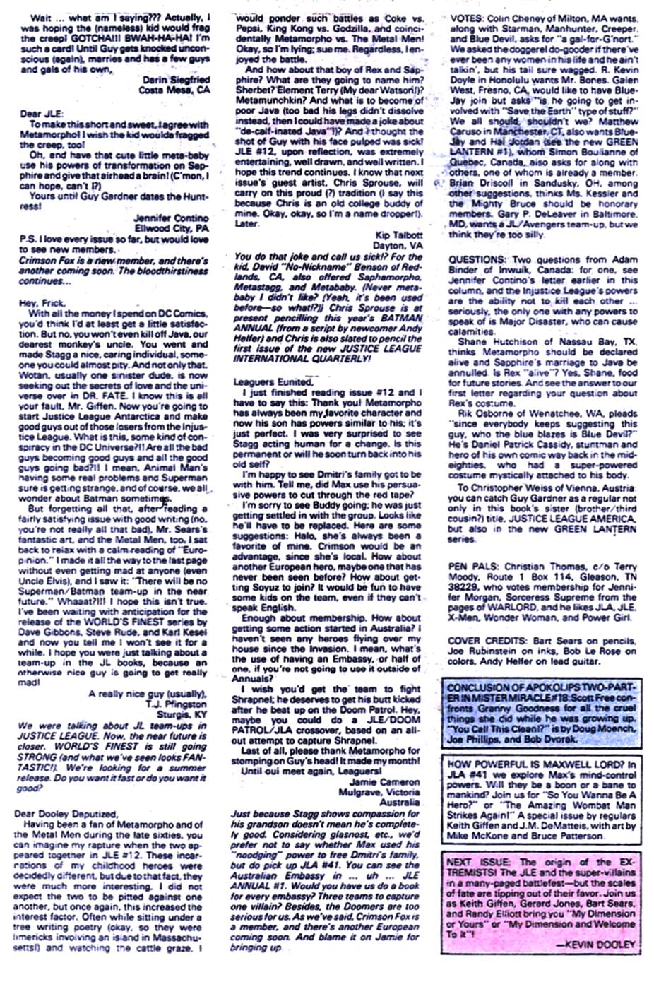 Read online Justice League Europe comic -  Issue #16 - 25