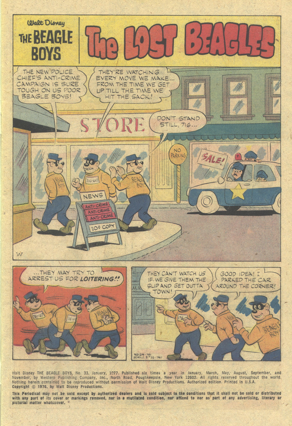 Read online Walt Disney THE BEAGLE BOYS comic -  Issue #33 - 3