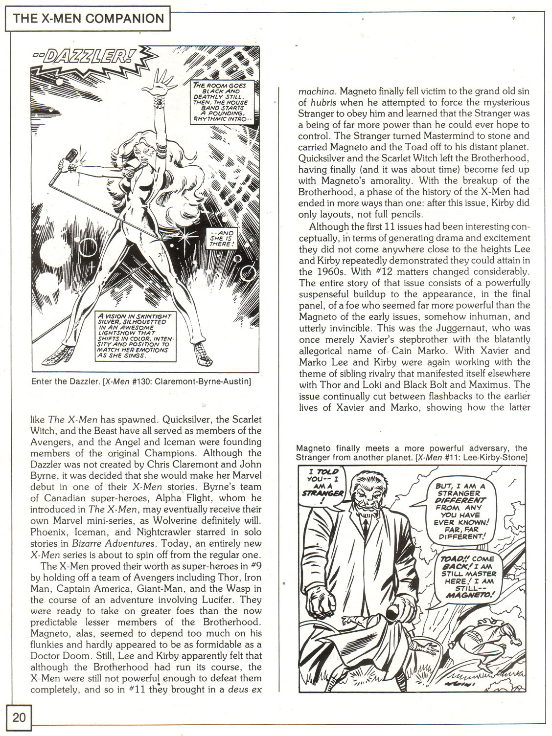 Read online The X-Men Companion comic -  Issue #1 - 20