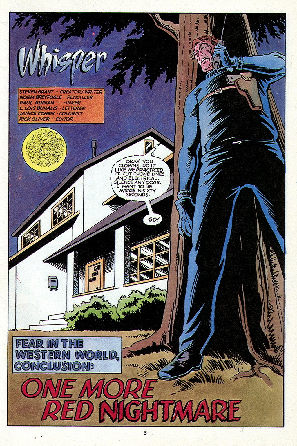 Read online Whisper (1986) comic -  Issue #11 - 5