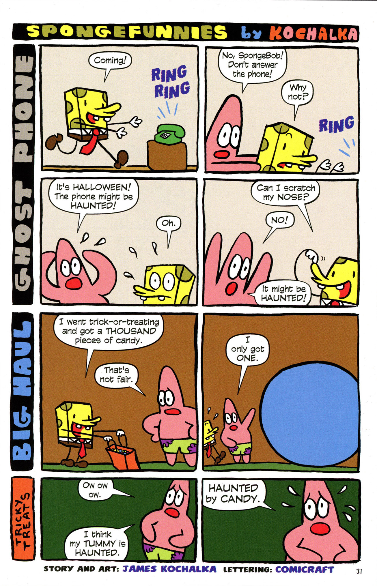 Read online SpongeBob Comics comic -  Issue #25 - 32