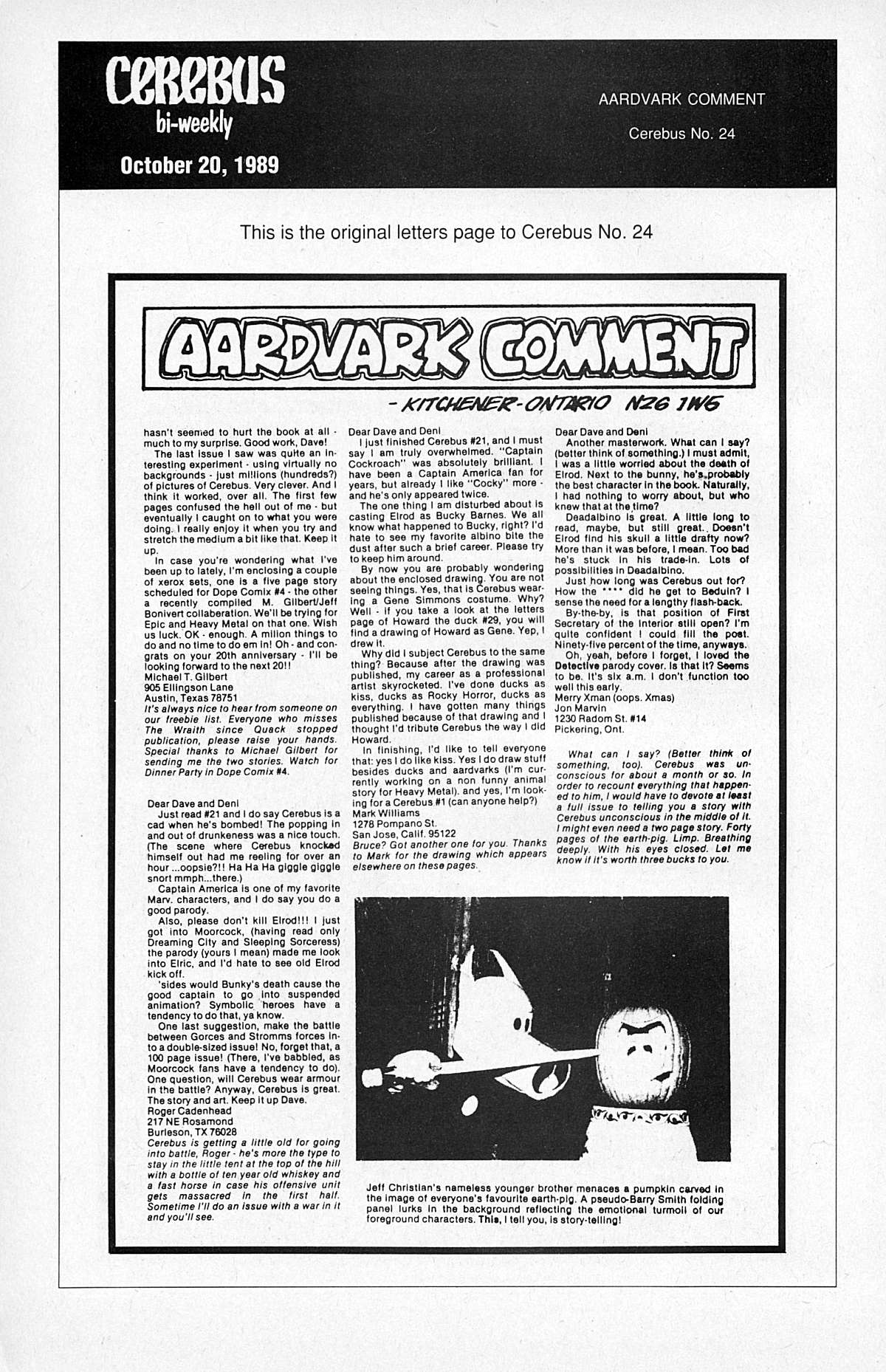 Read online Cerebus comic -  Issue #24 - 28