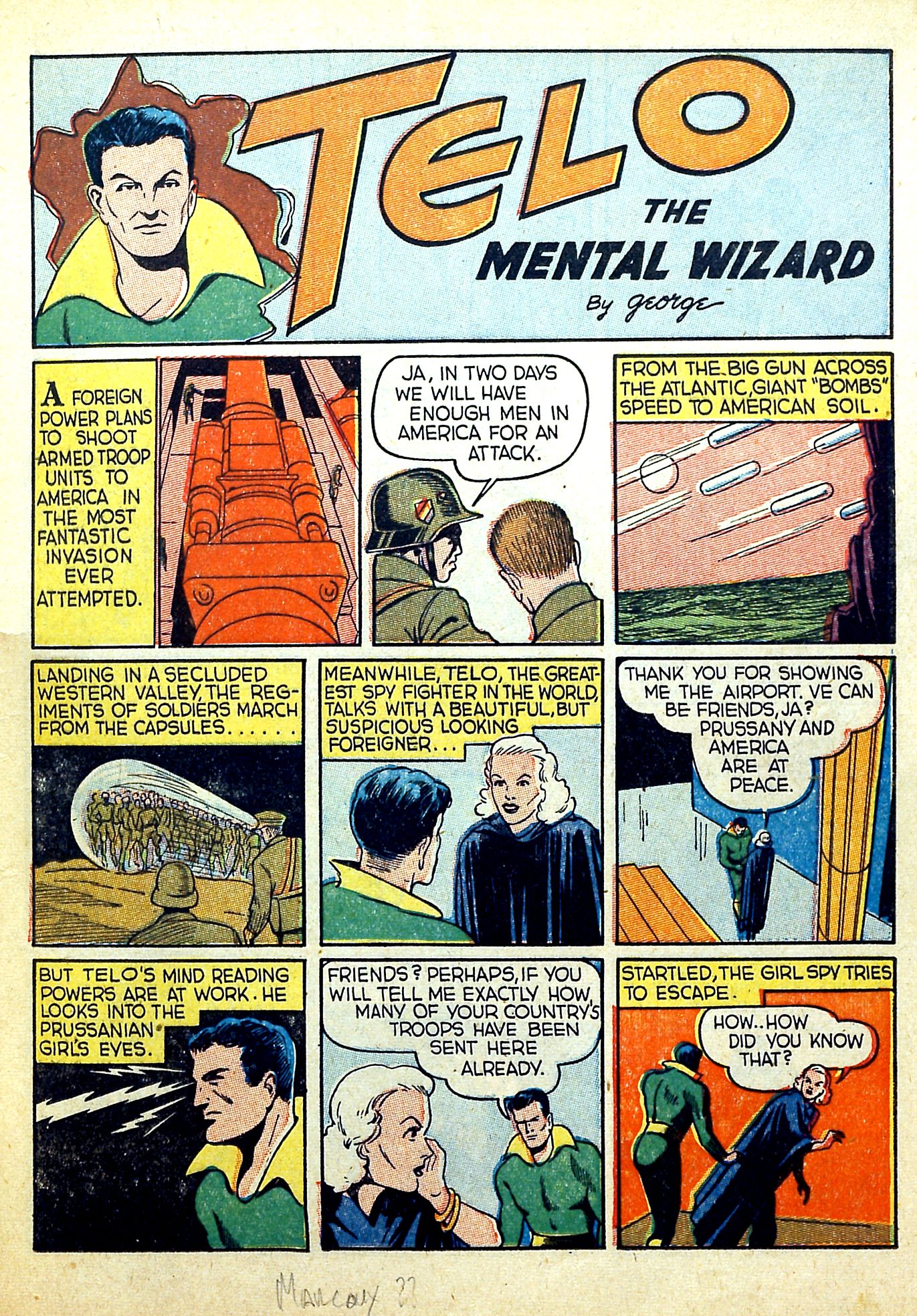 Read online Captain Flight Comics comic -  Issue #3 - 19