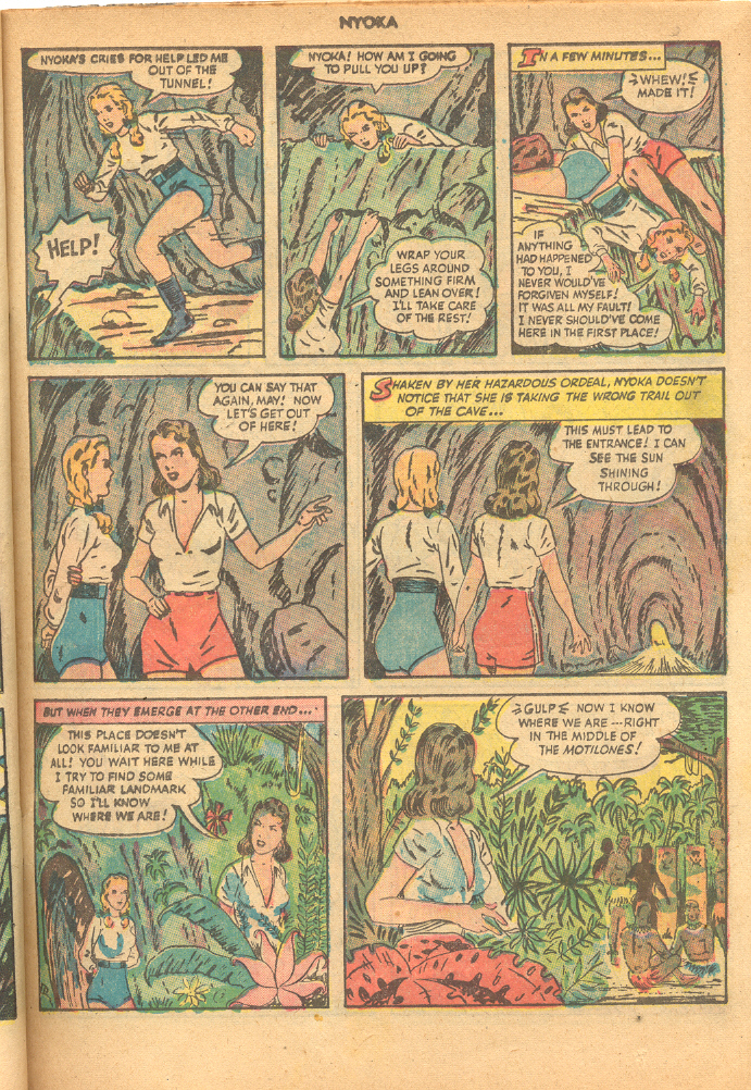Read online Nyoka the Jungle Girl (1945) comic -  Issue #28 - 23