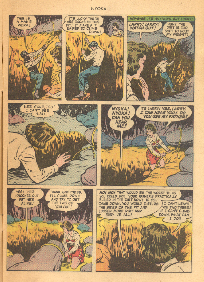 Read online Nyoka the Jungle Girl (1945) comic -  Issue #54 - 5