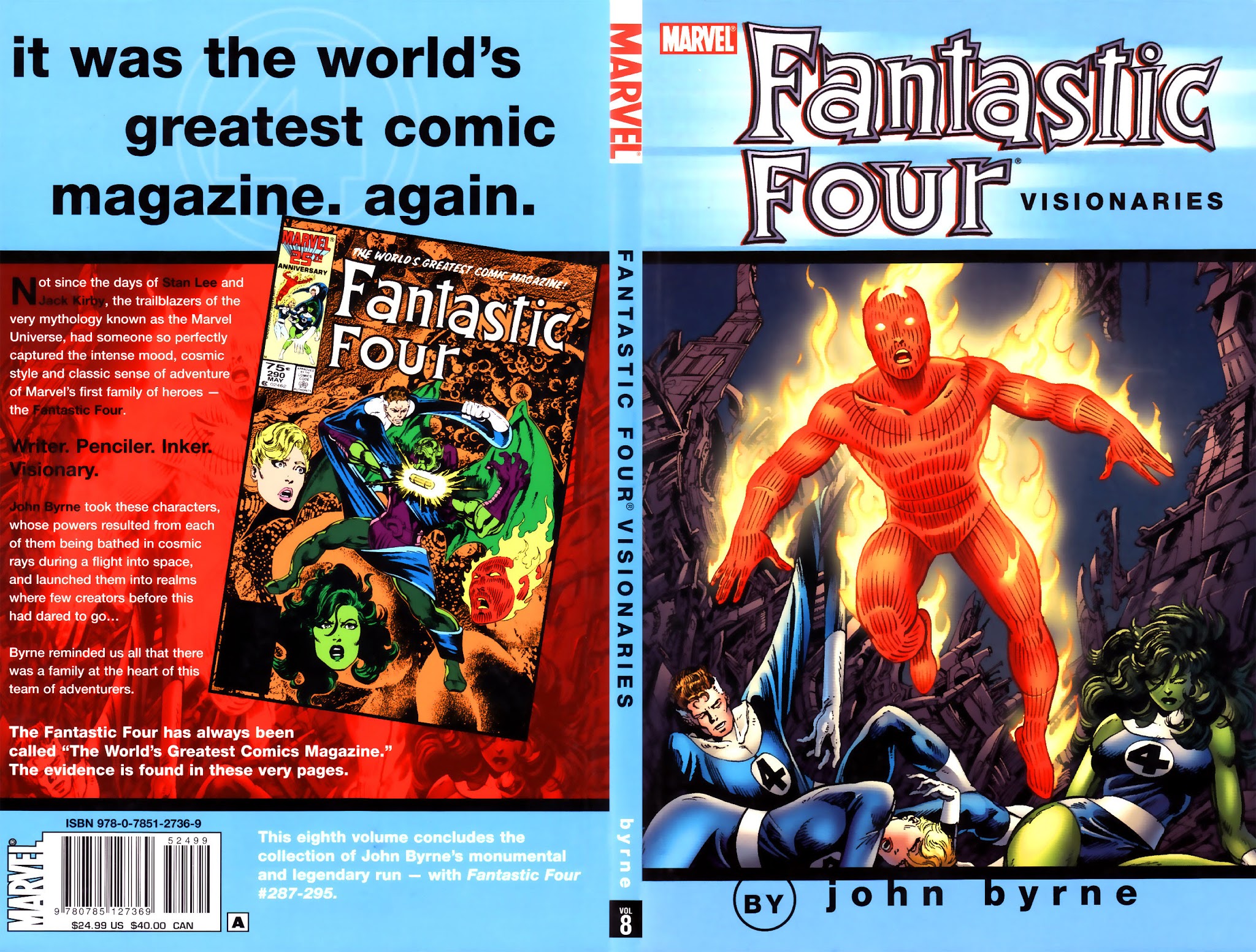 Read online Fantastic Four Visionaries: John Byrne comic -  Issue # TPB 8 - 1