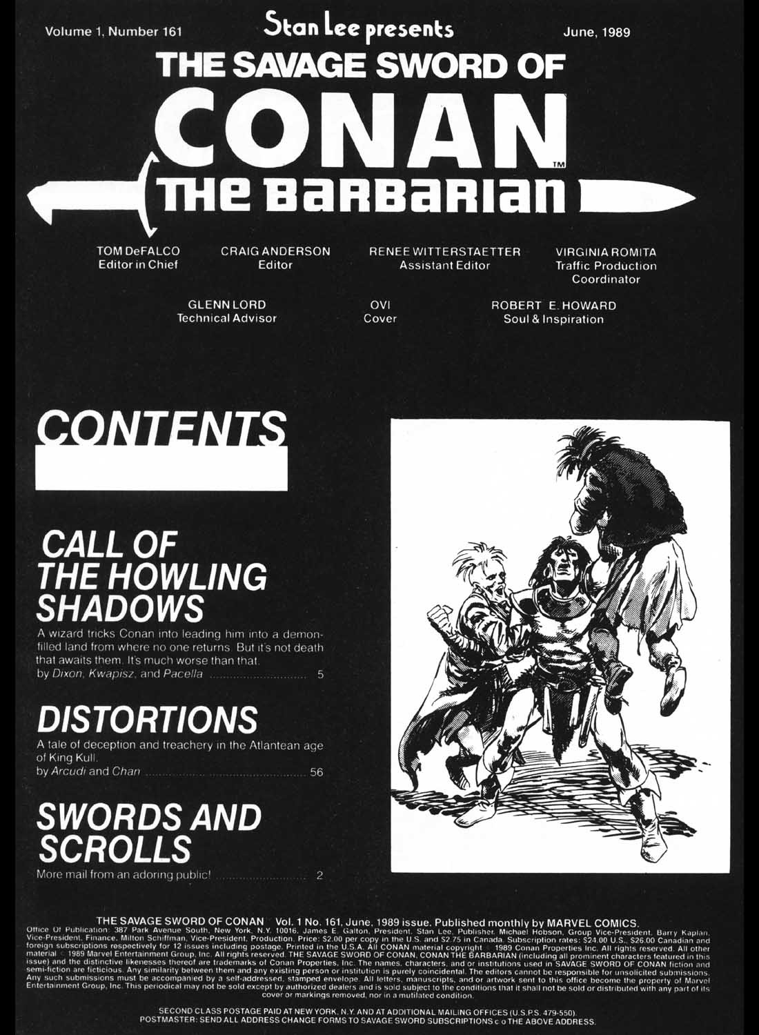 Read online The Savage Sword Of Conan comic -  Issue #161 - 3