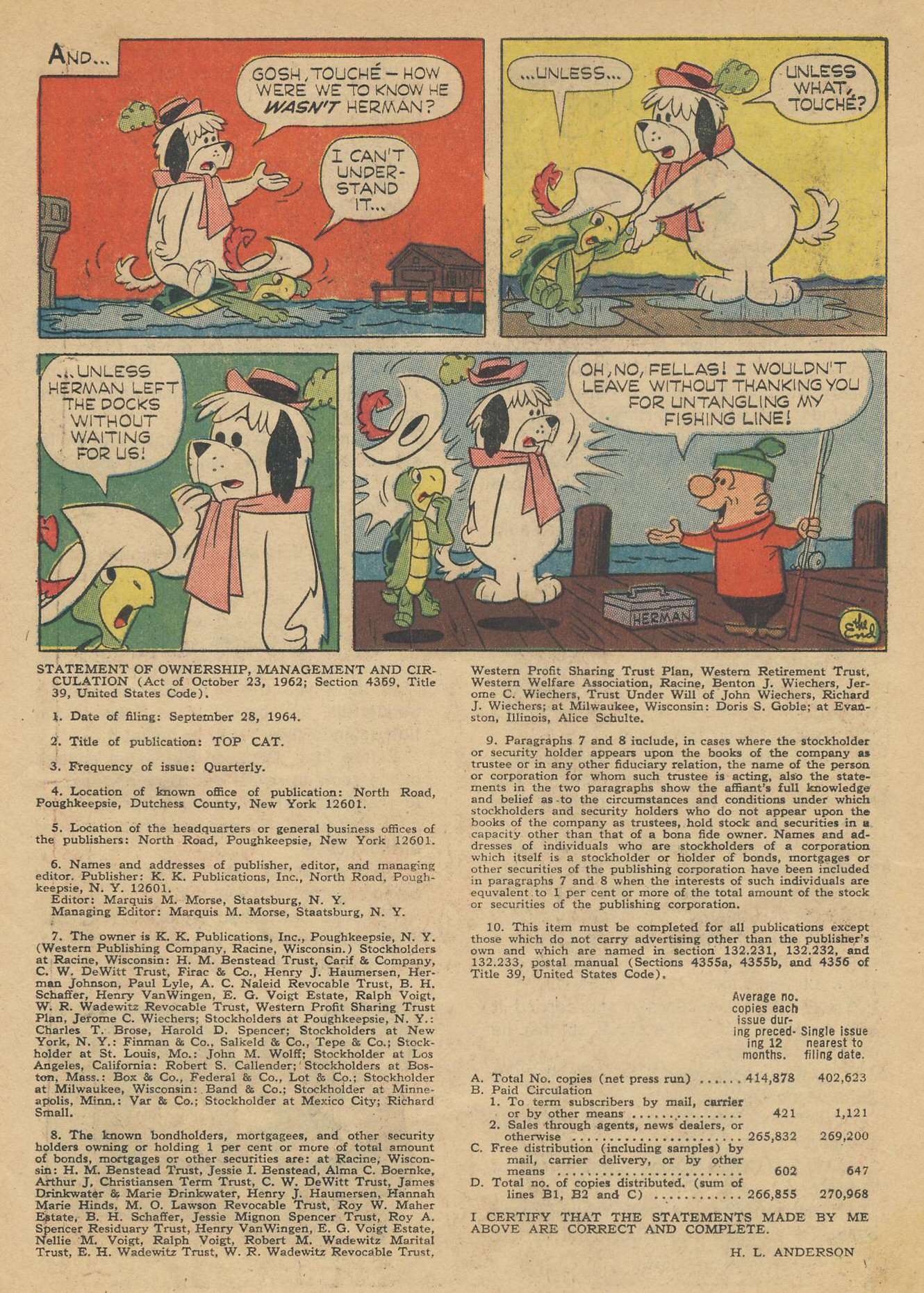 Read online Top Cat (1962) comic -  Issue #14 - 27