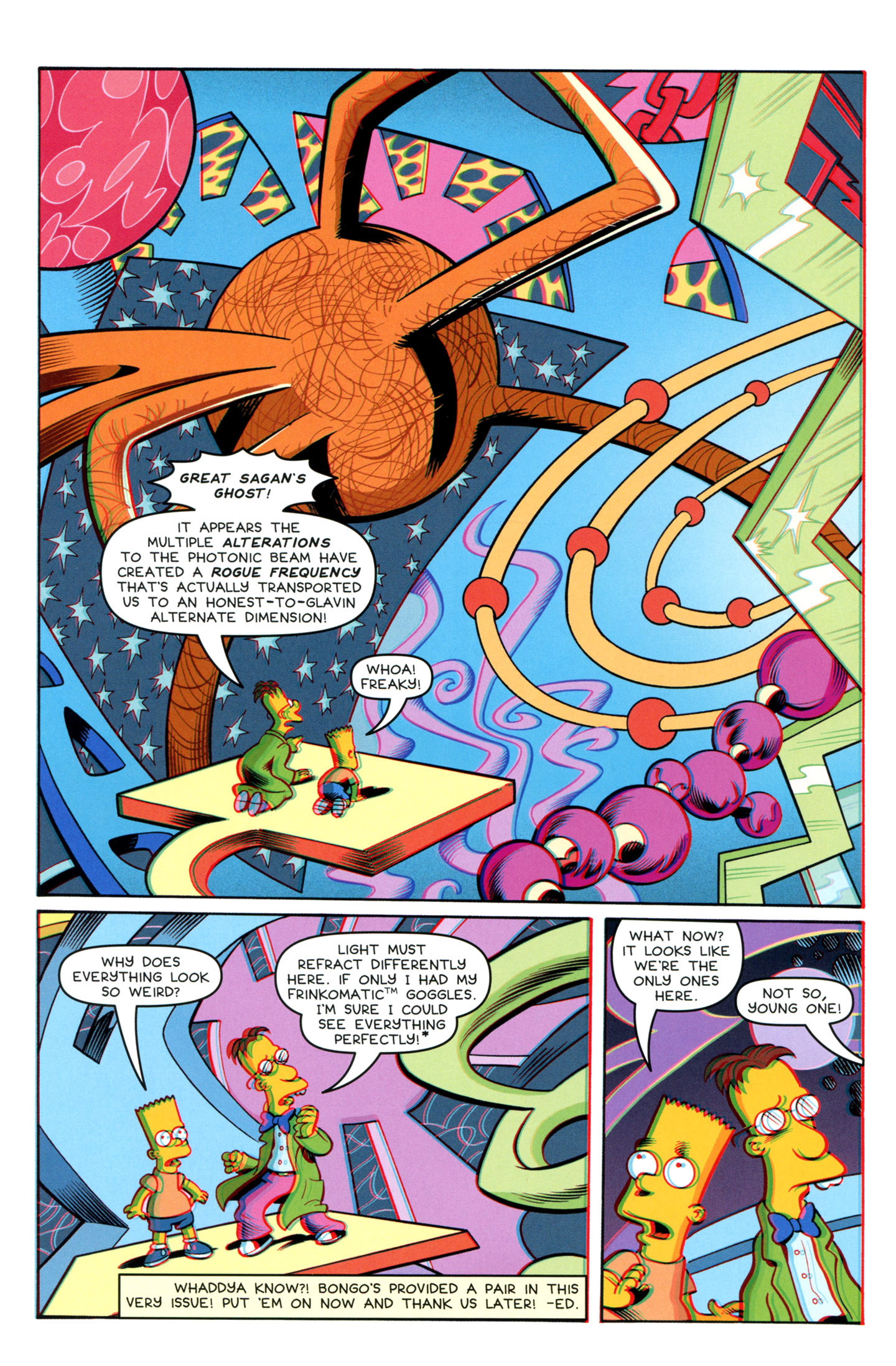Read online Simpsons One-Shot Wonders: Professor Frink comic -  Issue # Full - 24