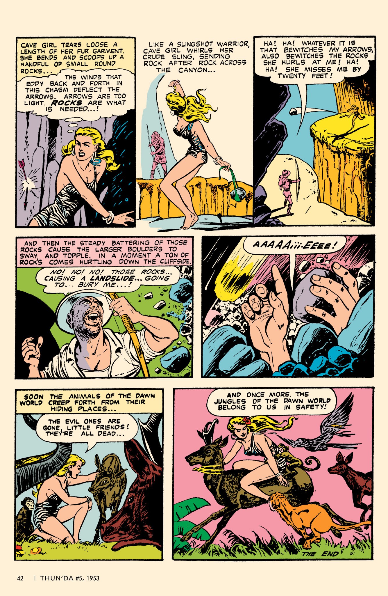 Read online Bob Powell's Complete Cave Girl comic -  Issue # TPB (Part 1) - 43