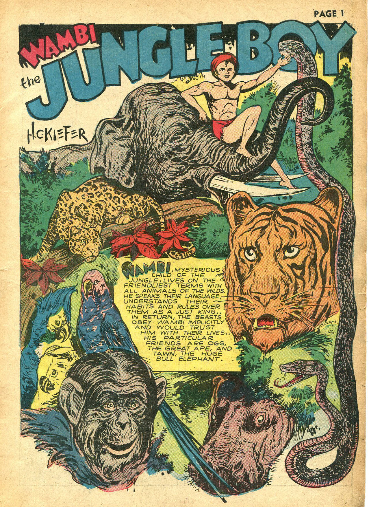 Read online Wambi Jungle Boy comic -  Issue #1 - 4