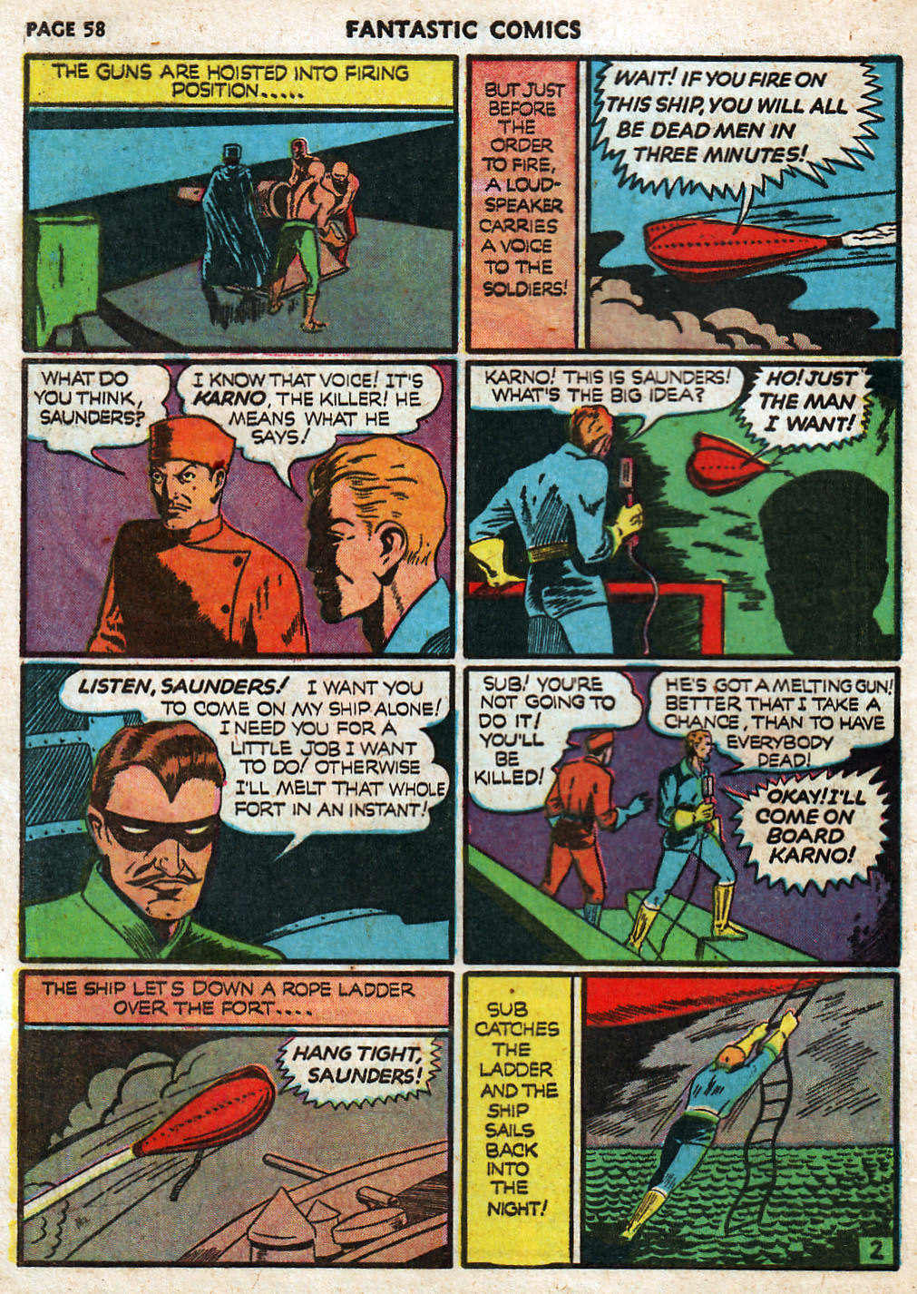 Read online Fantastic Comics comic -  Issue #17 - 59