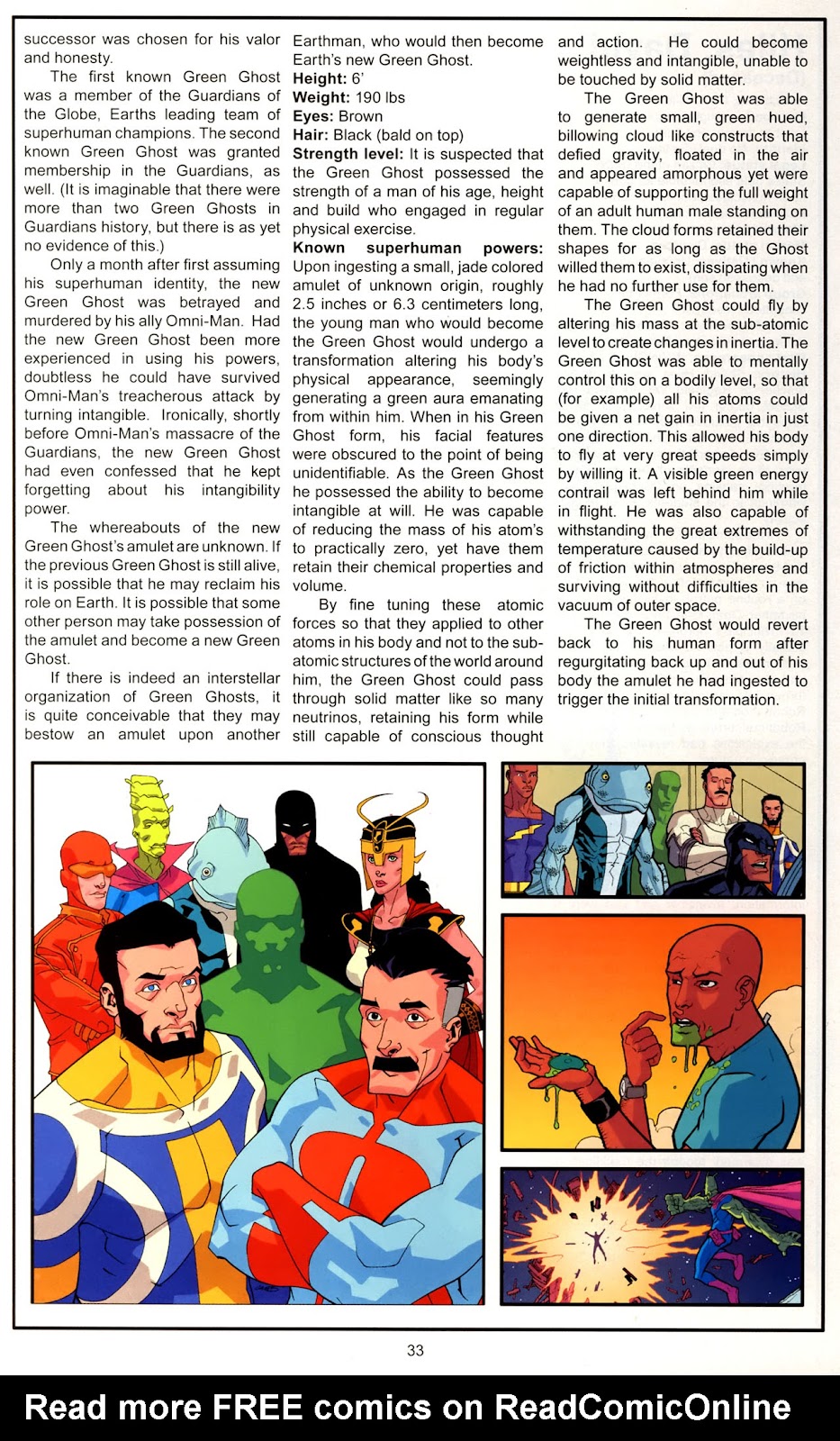 The Official Handbook of the Invincible Universe issue 1 - Page 35