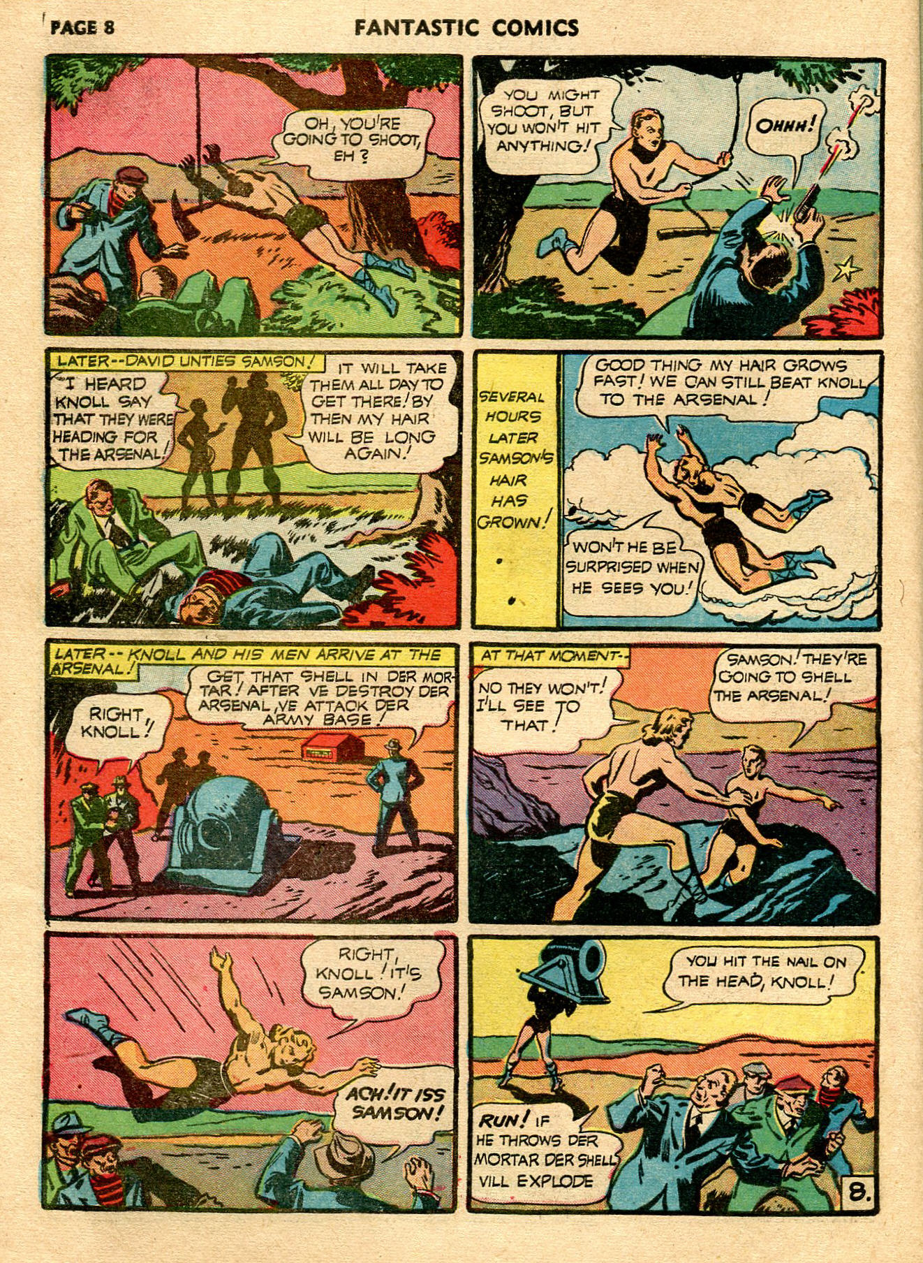 Read online Fantastic Comics comic -  Issue #21 - 10