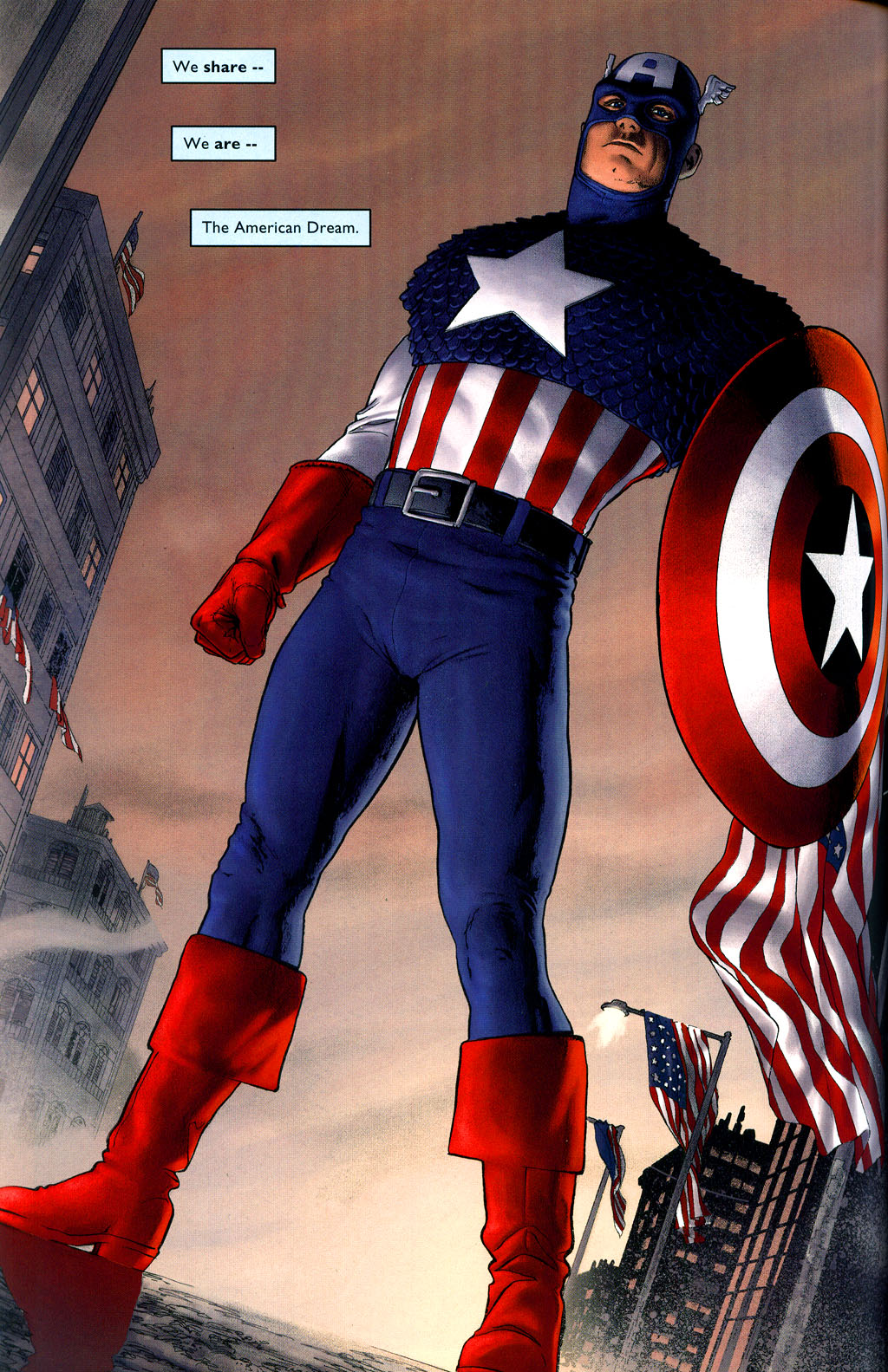 Read online Captain America: Red, White & Blue comic -  Issue # TPB - 175