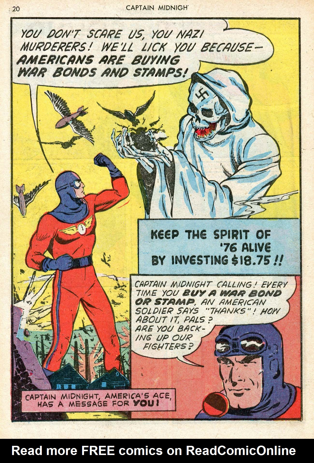 Read online Captain Midnight (1942) comic -  Issue #12 - 20