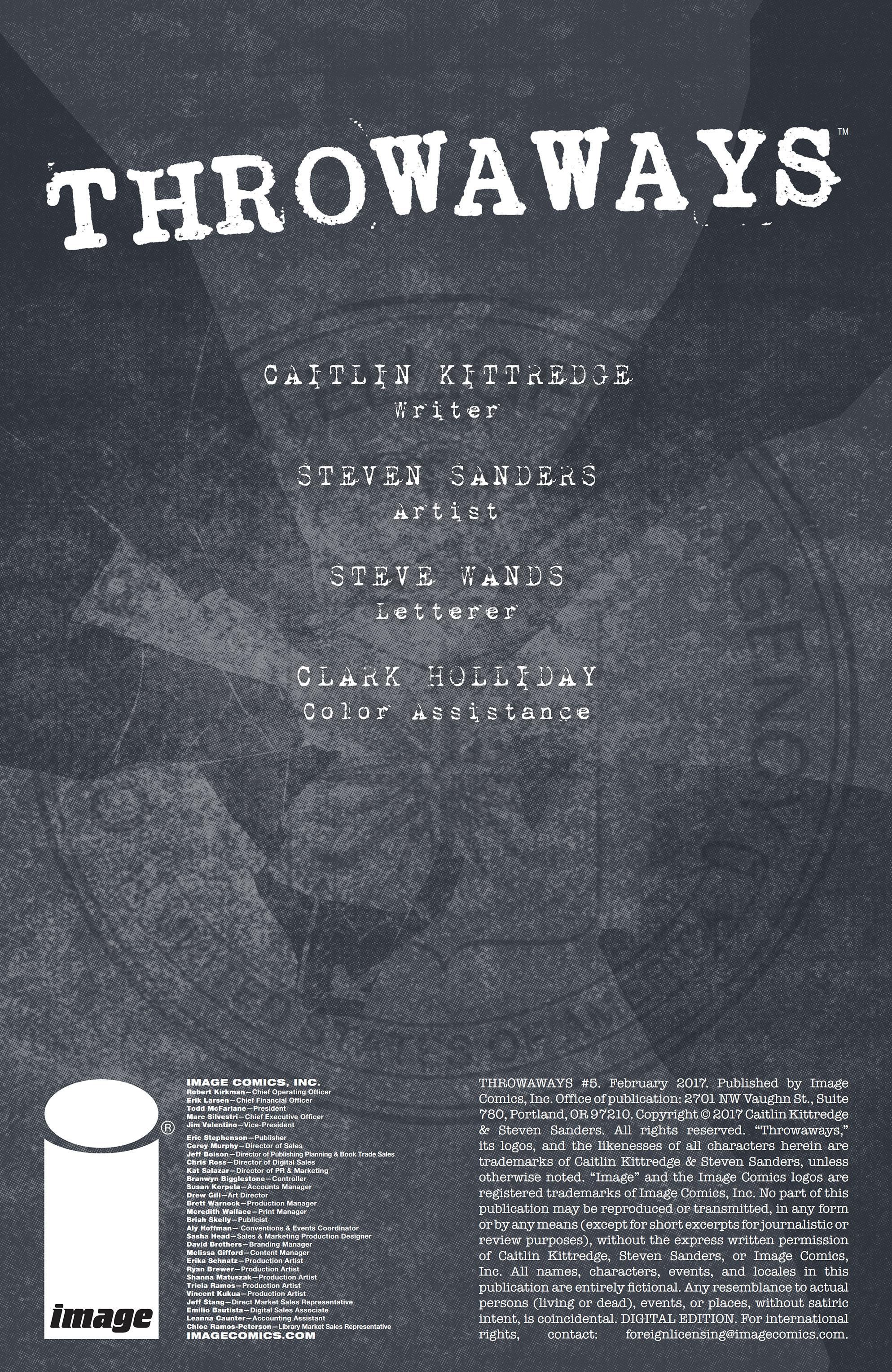 Read online Throwaways comic -  Issue #5 - 2