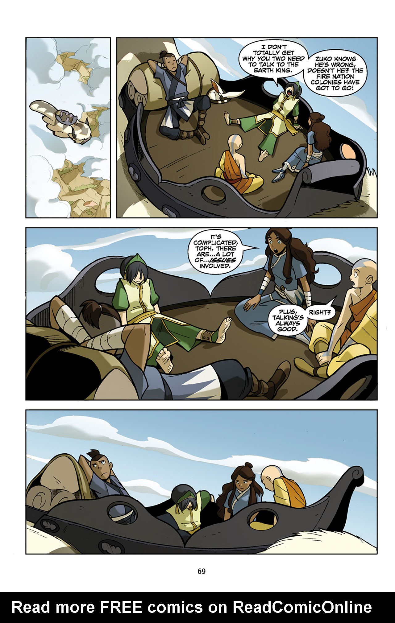 Read online Nickelodeon Avatar: The Last Airbender - The Promise comic -  Issue # Part 1 - 70