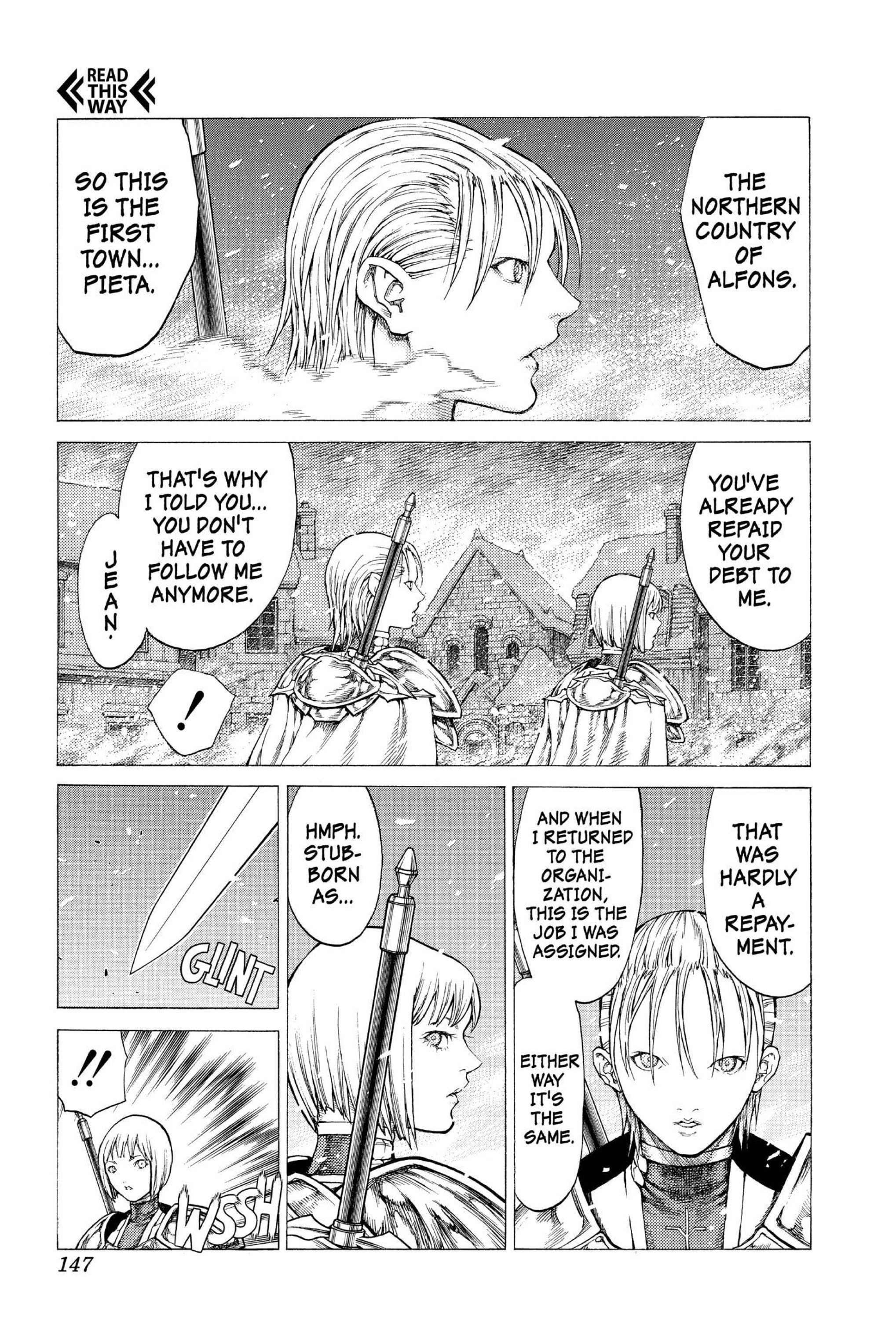 Read online Claymore comic -  Issue #9 - 136
