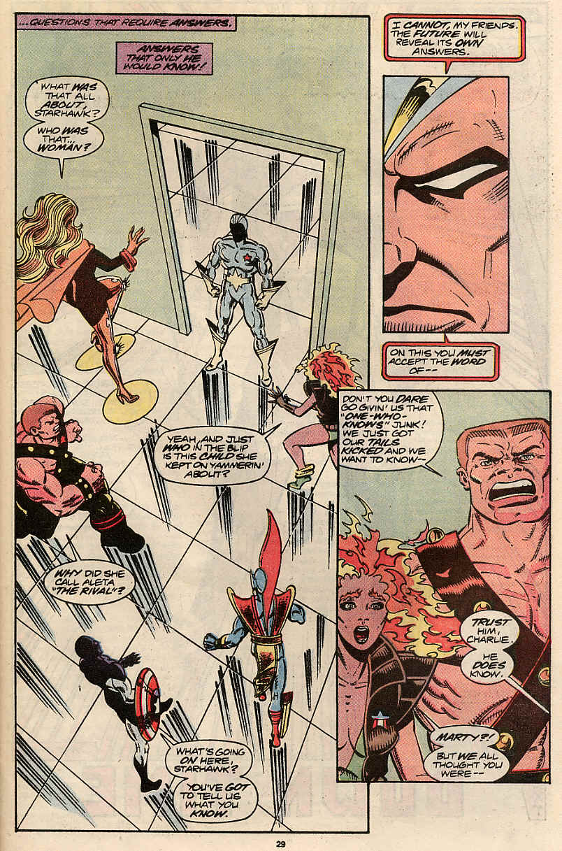 Read online Guardians of the Galaxy (1990) comic -  Issue #7 - 22