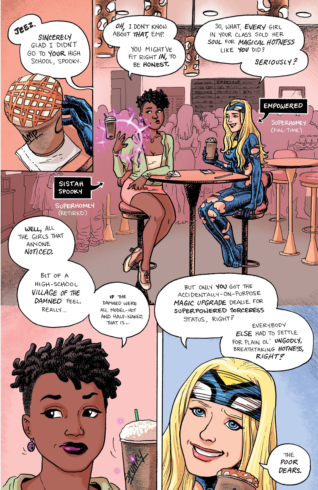 Read online Empowered And Sistah Spooky's High School Hell comic -  Issue #1 - 5
