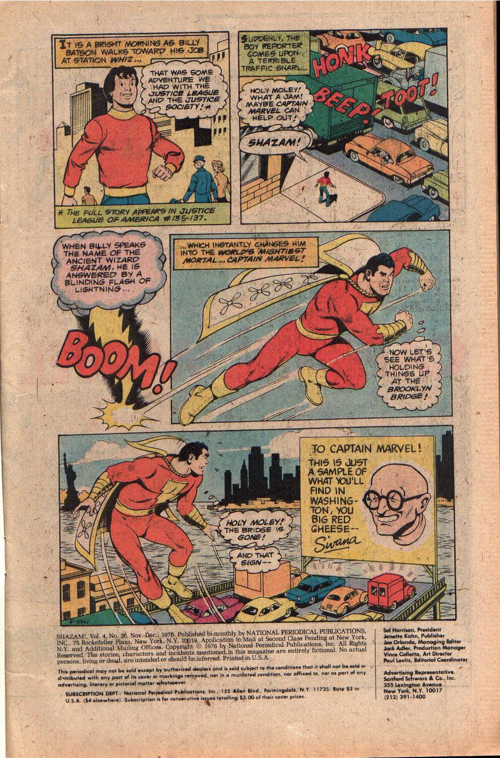 Read online Shazam! (1973) comic -  Issue #26 - 3
