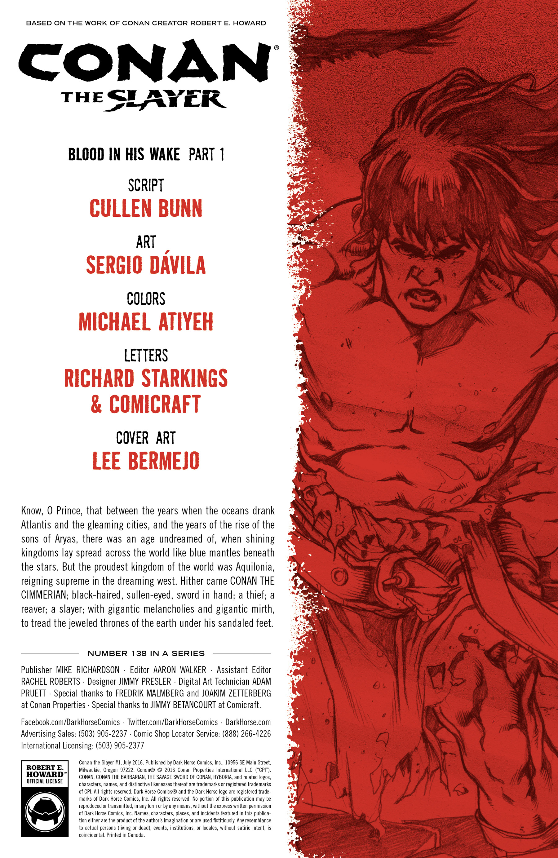 Read online Conan The Slayer comic -  Issue #1 - 2