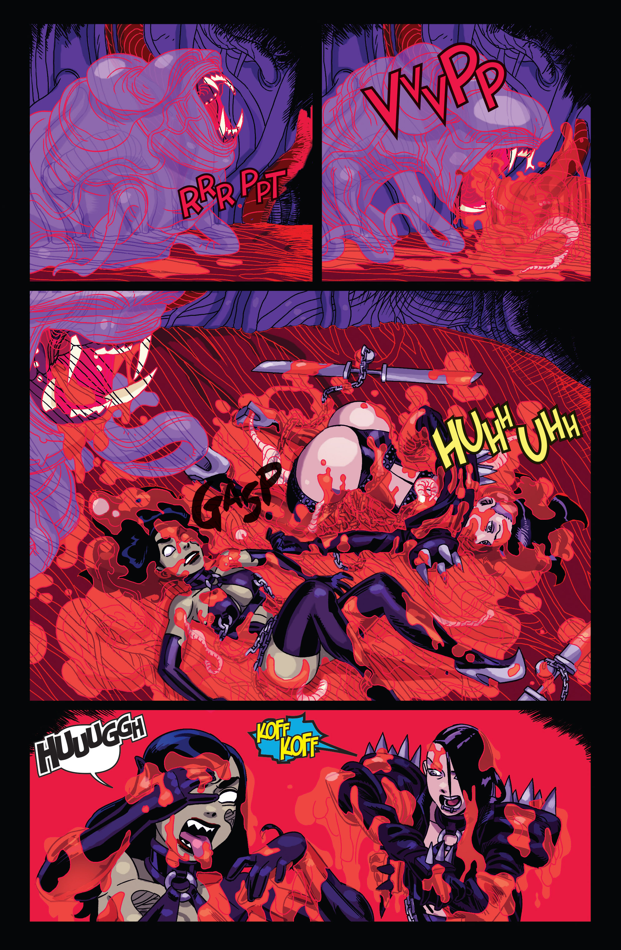 Read online Zombie Tramp vs: Vampblade comic -  Issue #3 - 9