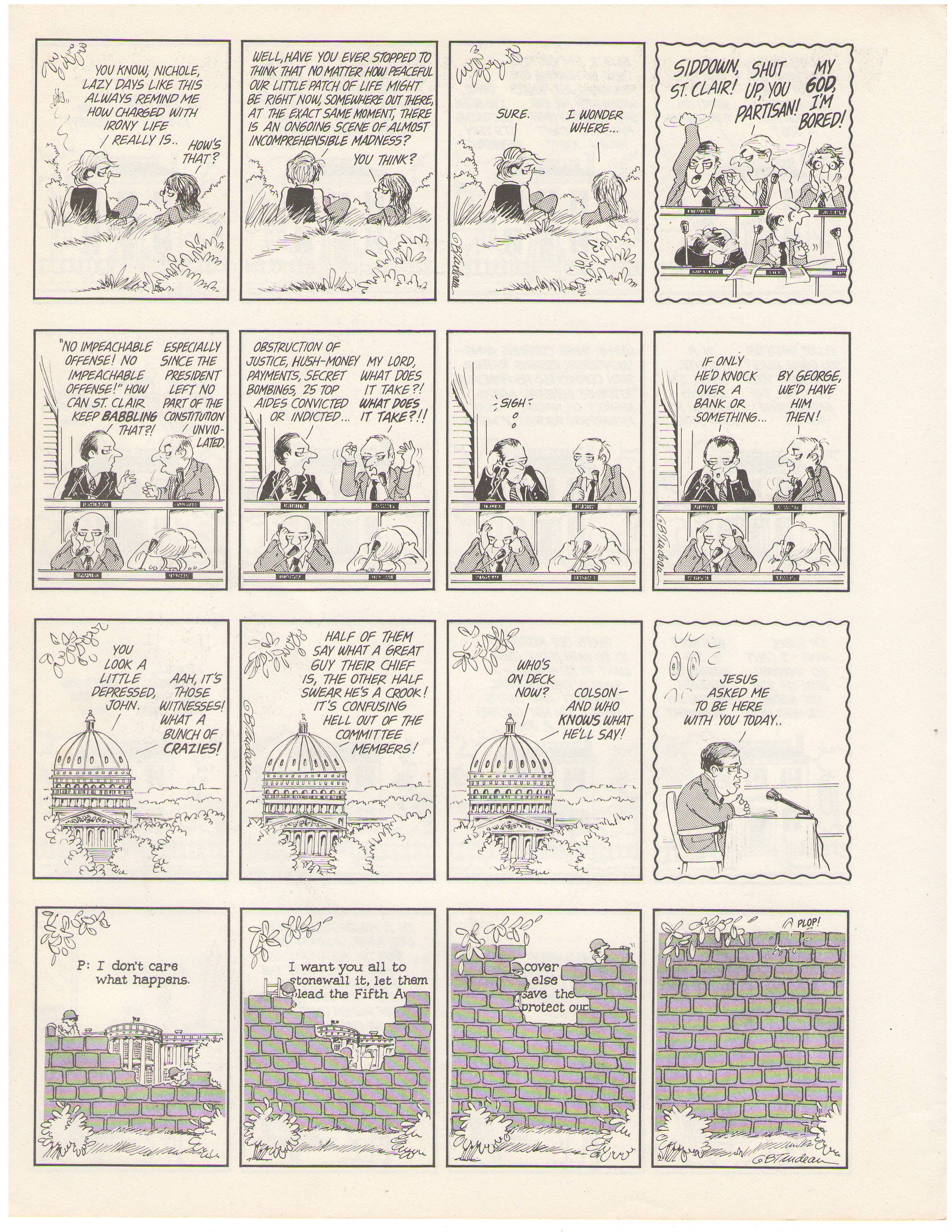 Read online The Doonesbury Chronicles comic -  Issue # TPB (Part 2) - 83