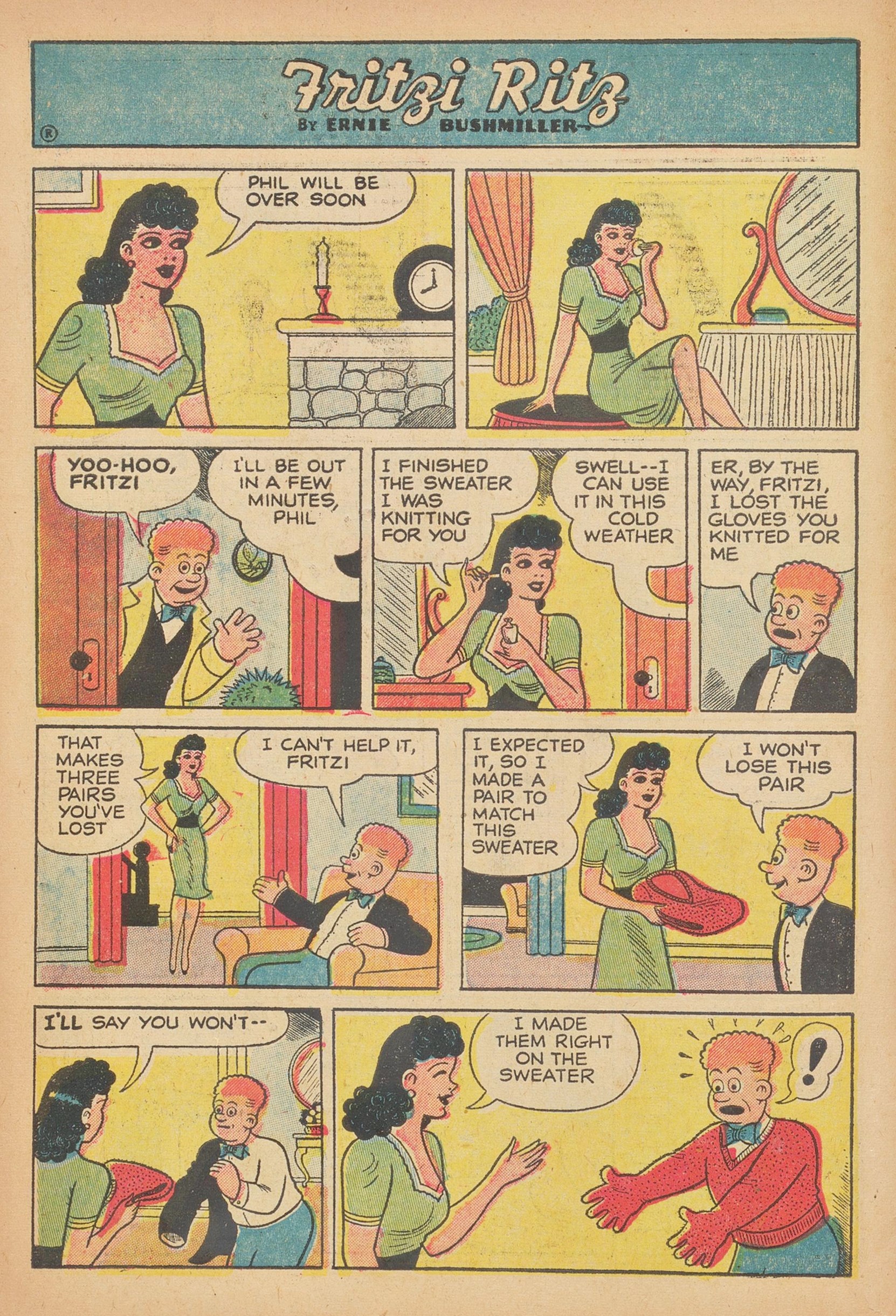 Read online Fritzi Ritz (1953) comic -  Issue #37 - 6