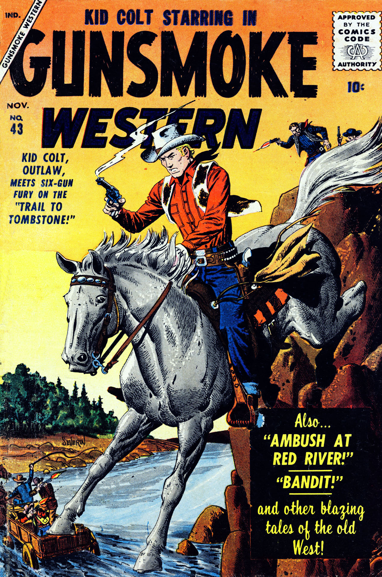 Read online Gunsmoke Western comic -  Issue #43 - 1