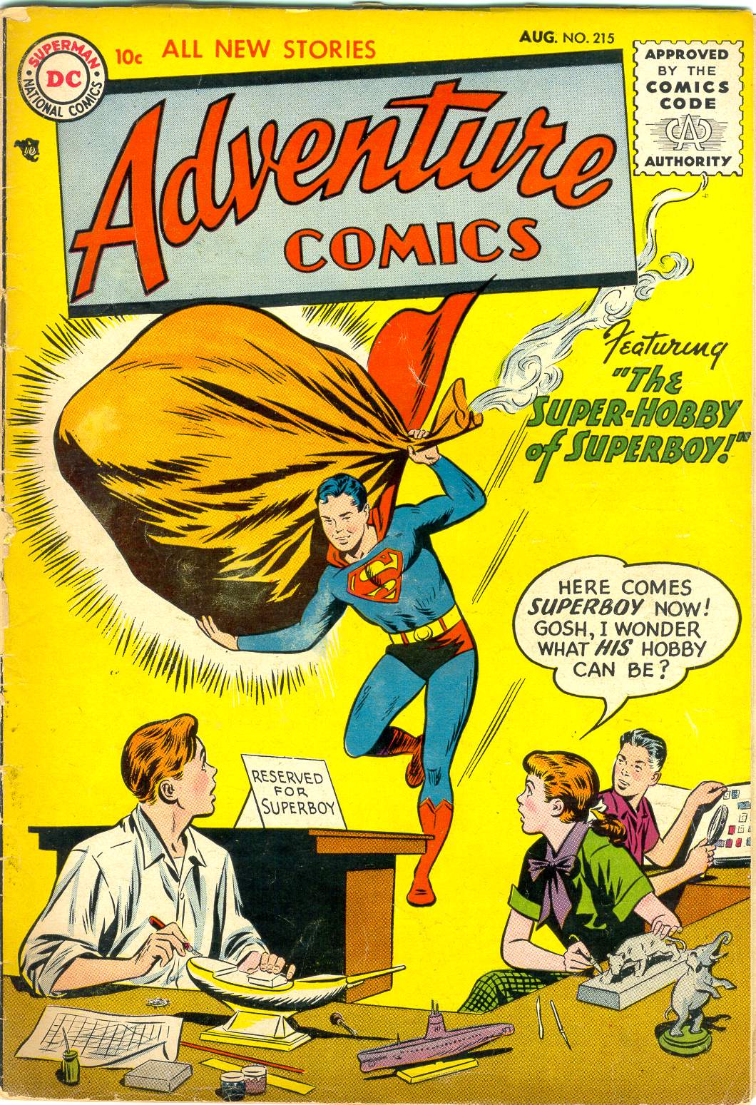 Read online Adventure Comics (1938) comic -  Issue #215 - 1