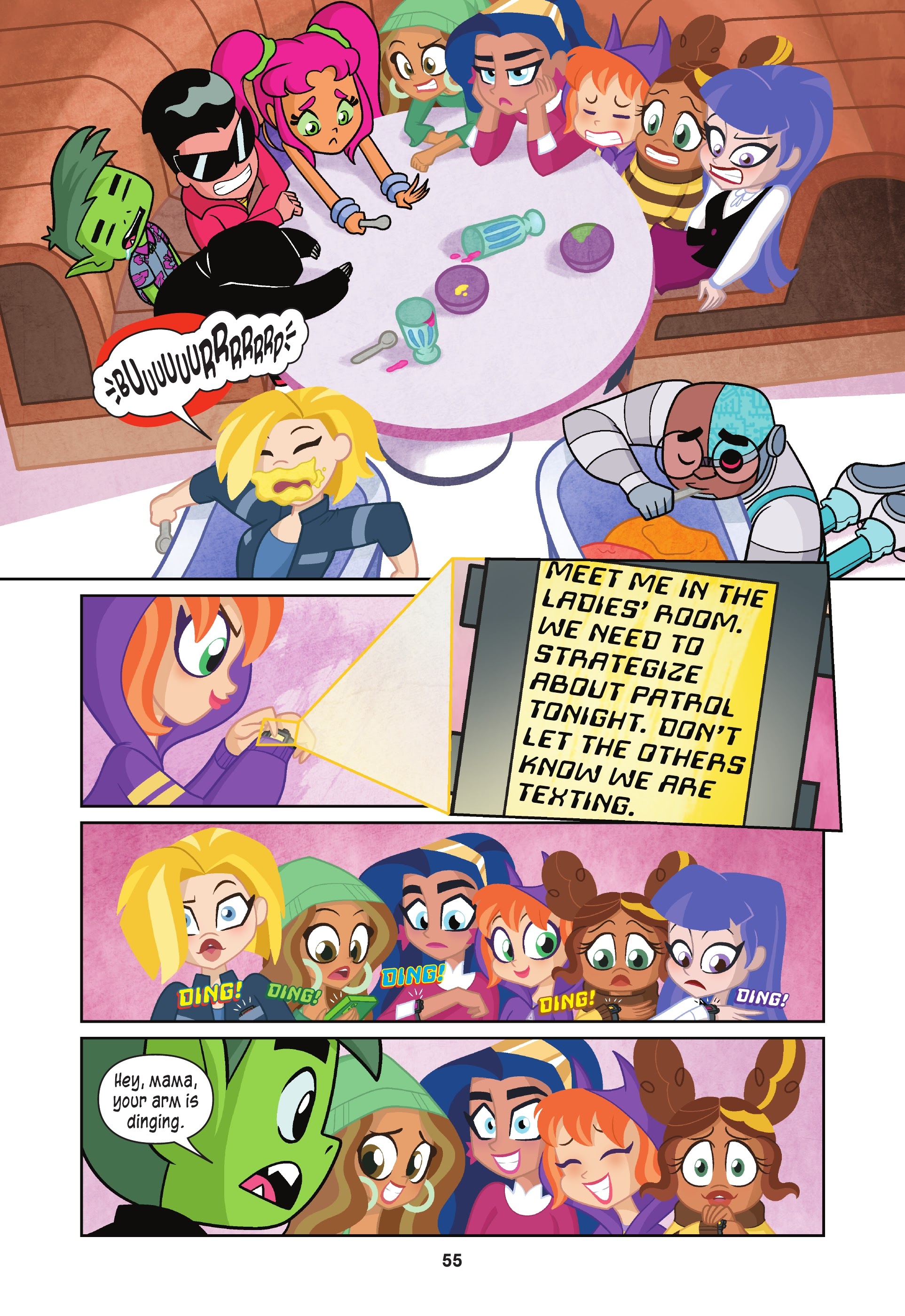Read online Teen Titans Go!/DC Super Hero Girls: Exchange Students comic -  Issue # TPB (Part 1) - 54