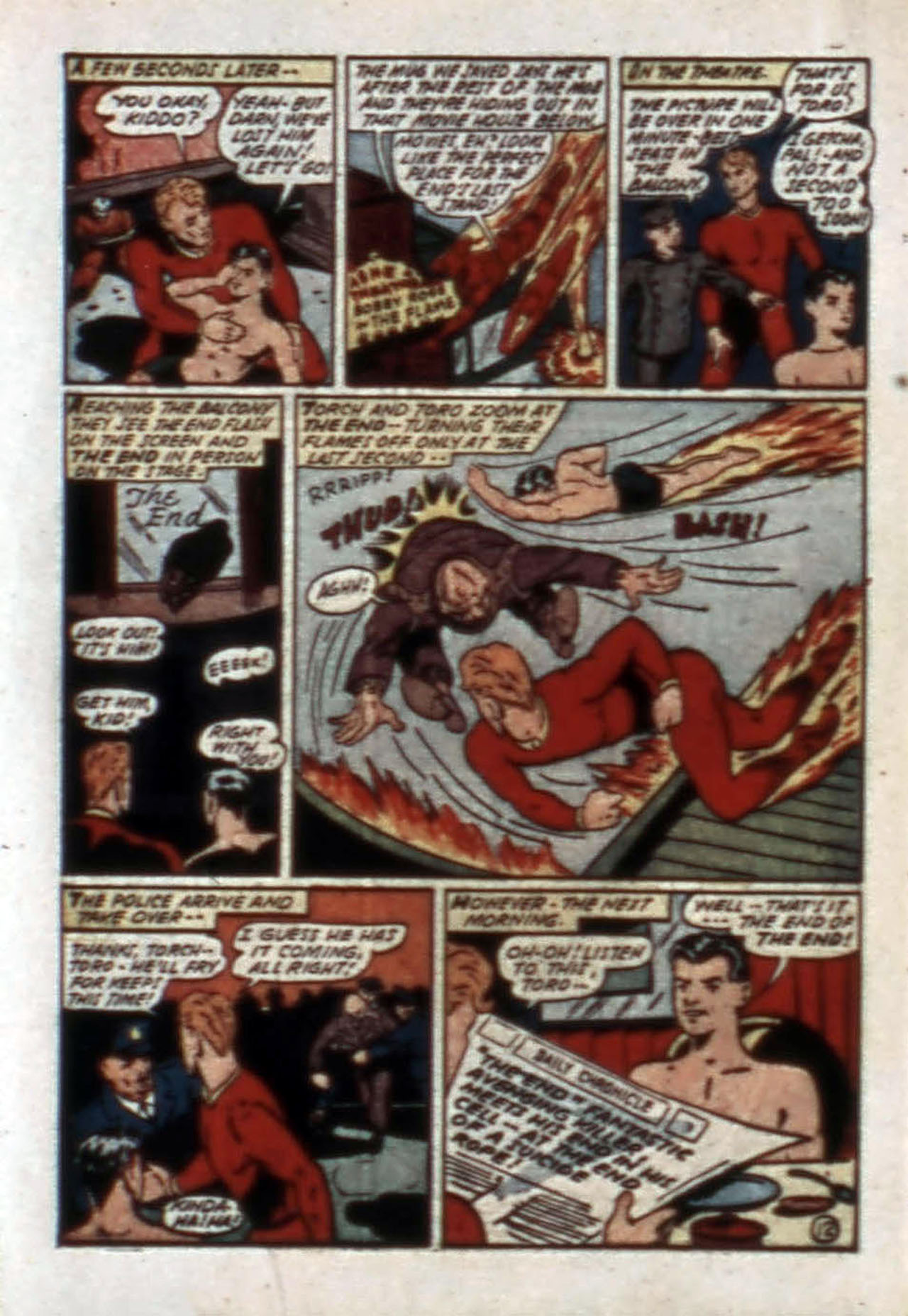 Read online The Human Torch (1940) comic -  Issue #13 - 14