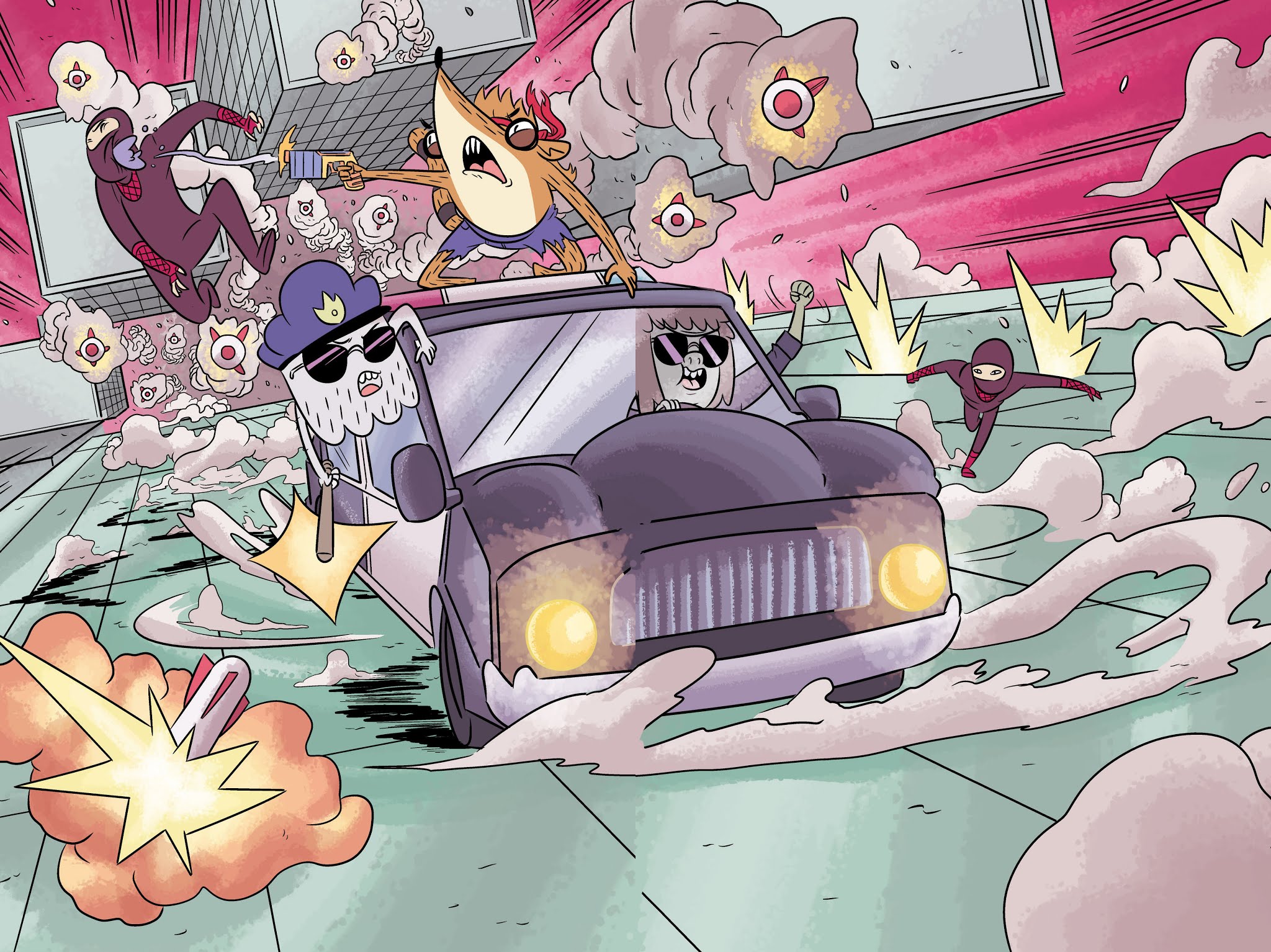 Read online Regular Show: Noir Means Noir, Buddy comic -  Issue # TPB (Part 1) - 92