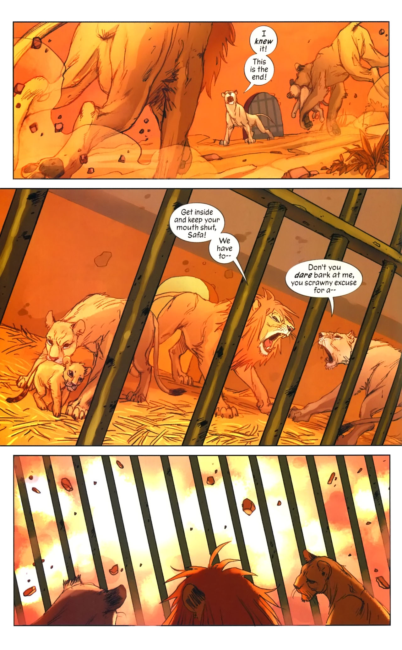 Read online Pride of Baghdad comic -  Issue # Full - 27