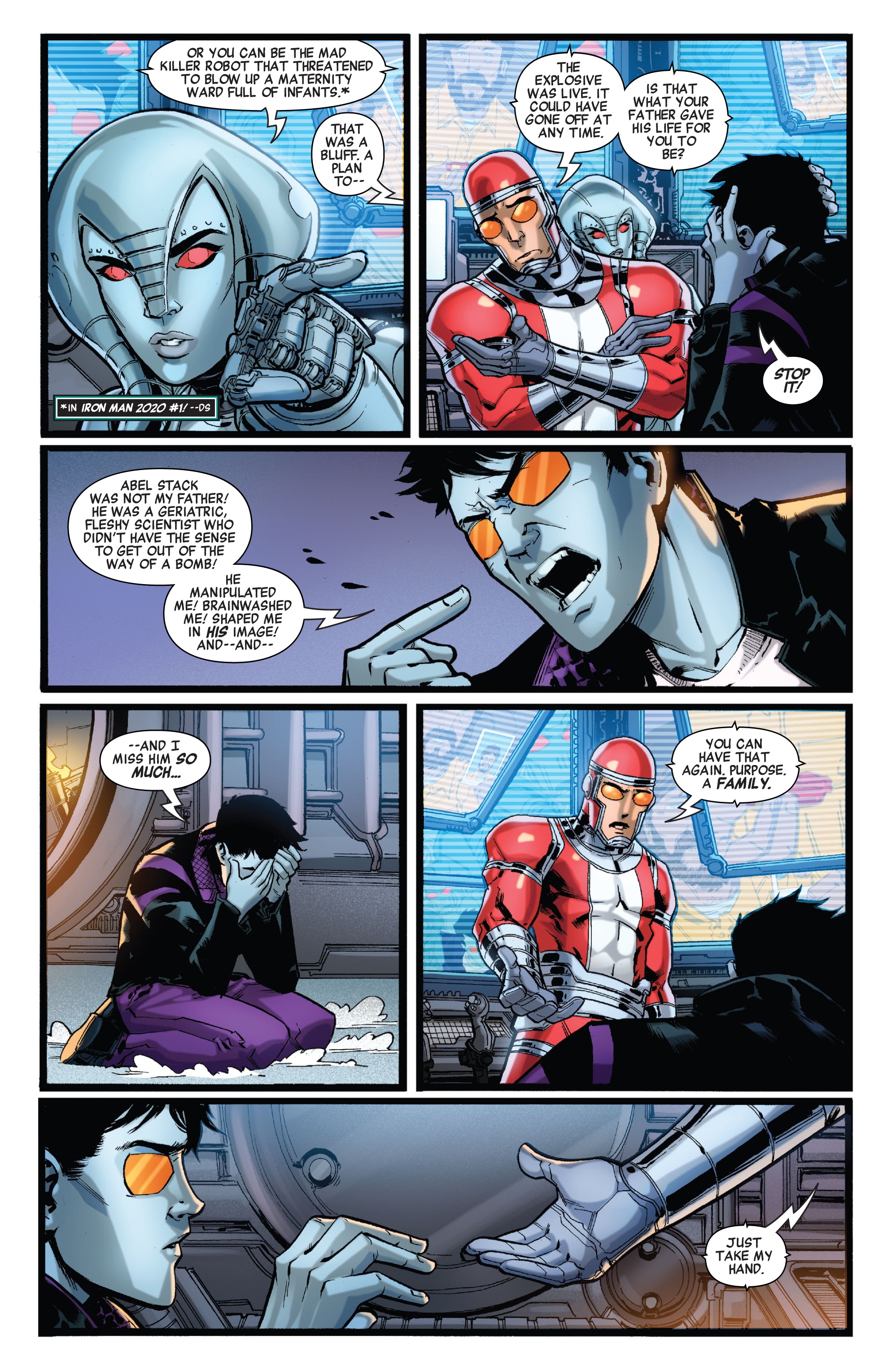 Read online Iron Man 2020: Robot Revolution - Force Works comic -  Issue # TPB (Part 1) - 45