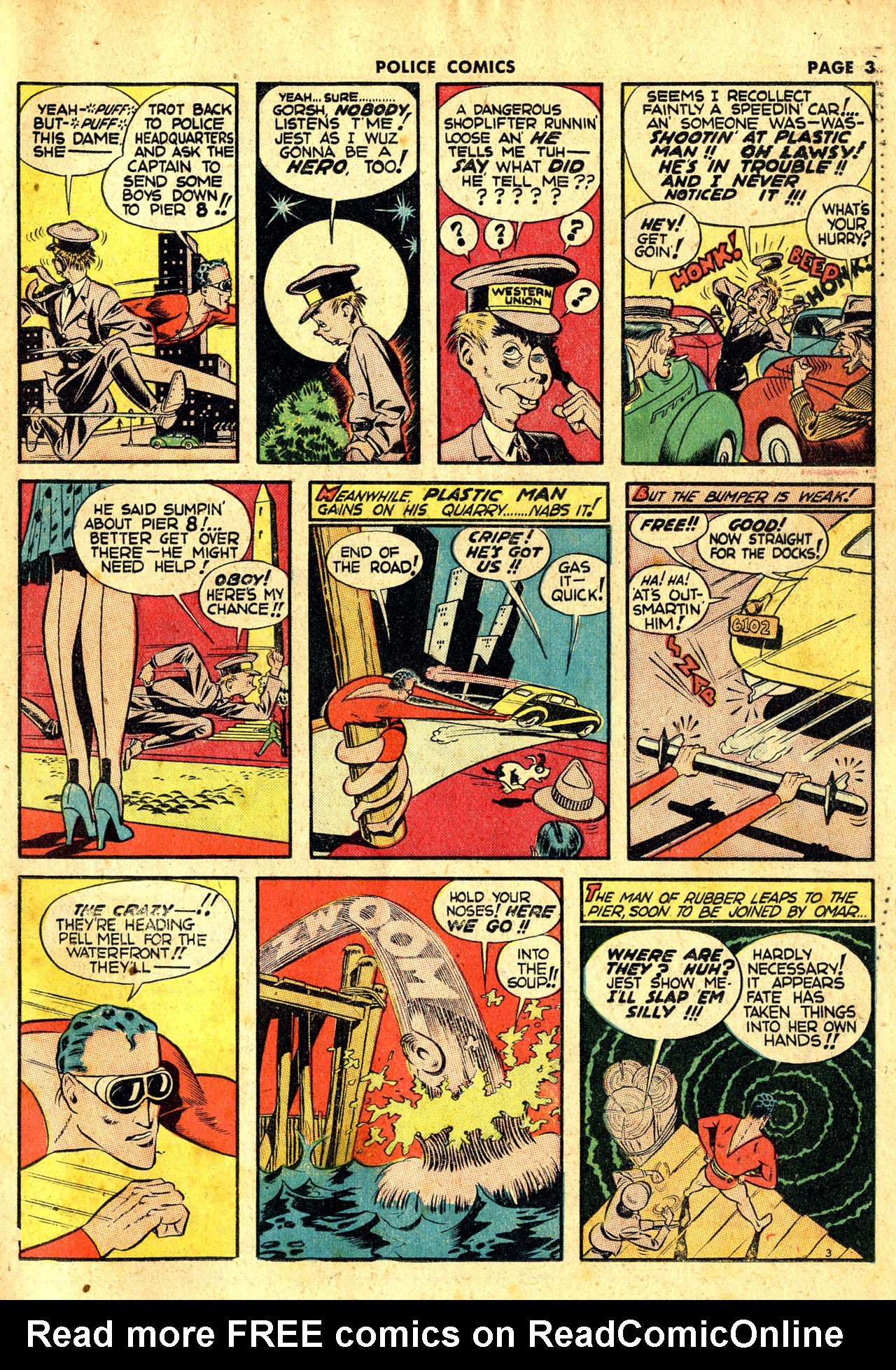 Read online Police Comics comic -  Issue #10 - 6
