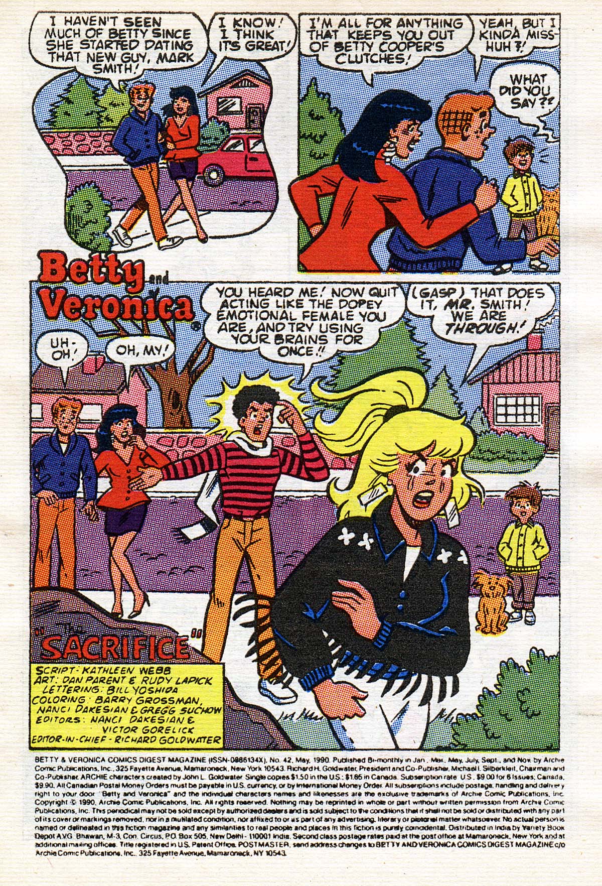 Read online Betty and Veronica Digest Magazine comic -  Issue #42 - 2