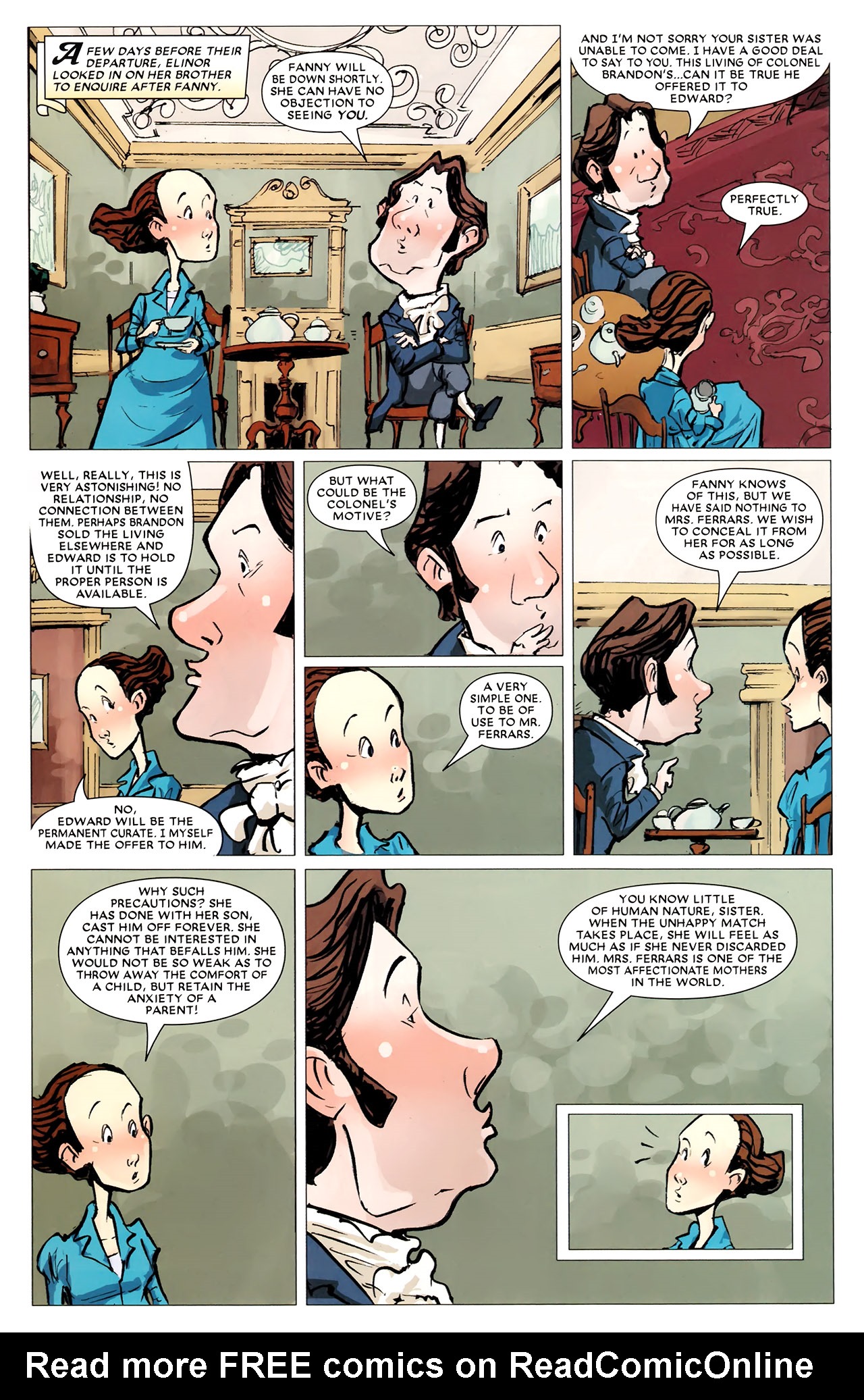 Read online Sense & Sensibility comic -  Issue #5 - 7