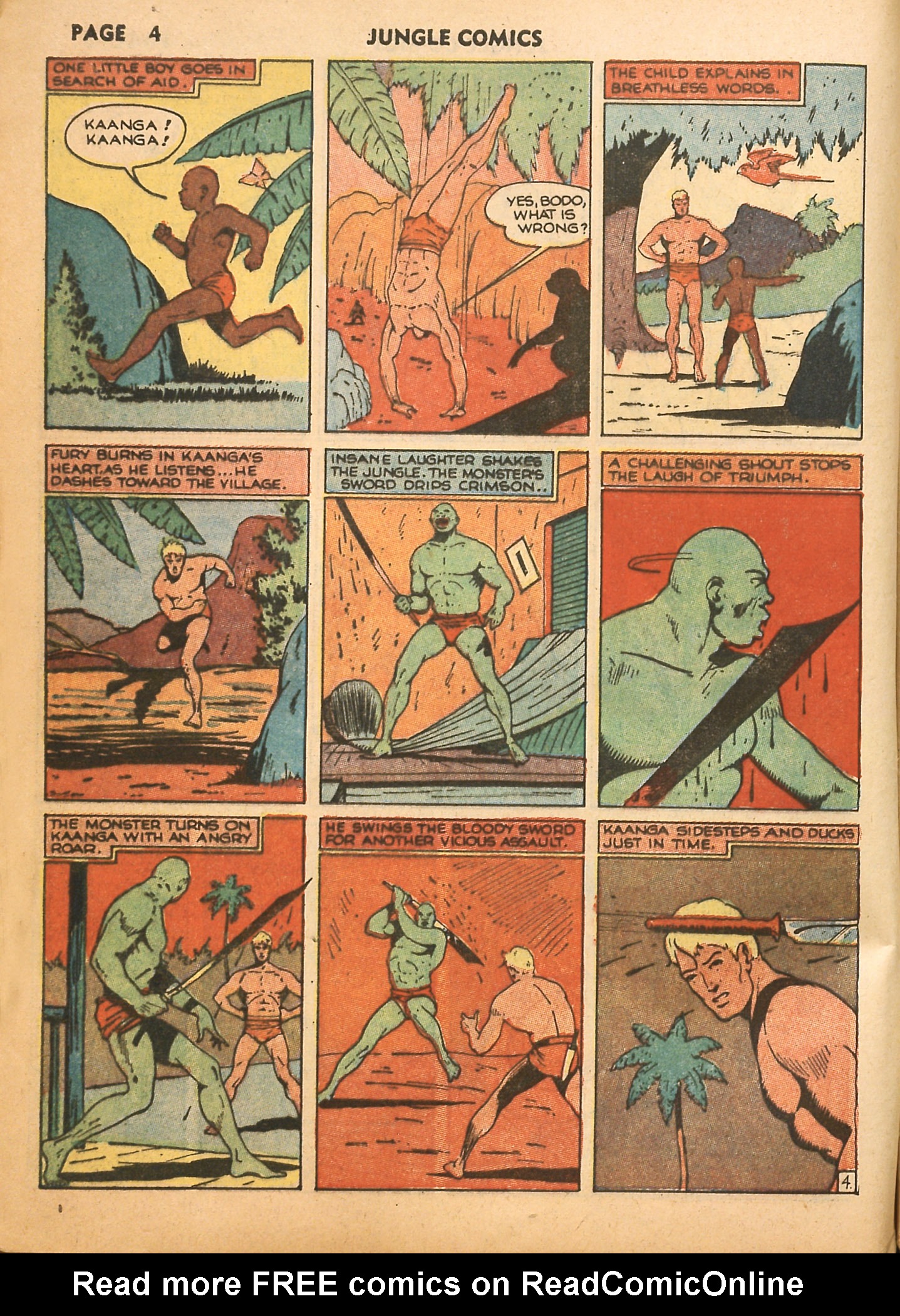 Read online Jungle Comics comic -  Issue #13 - 6