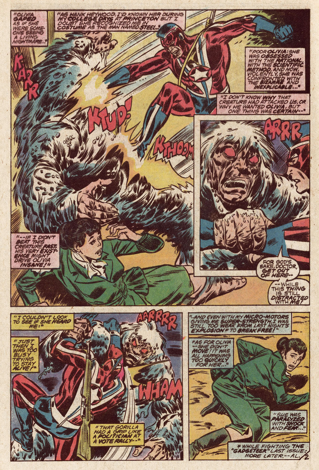 Read online Steel, The Indestructible Man comic -  Issue #5 - 4