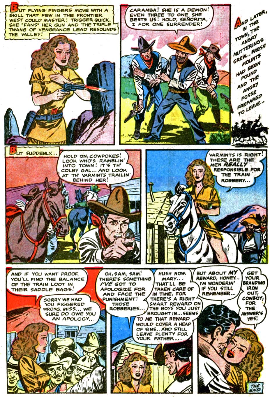 Read online Cowgirl Romances (1950) comic -  Issue #3 - 20