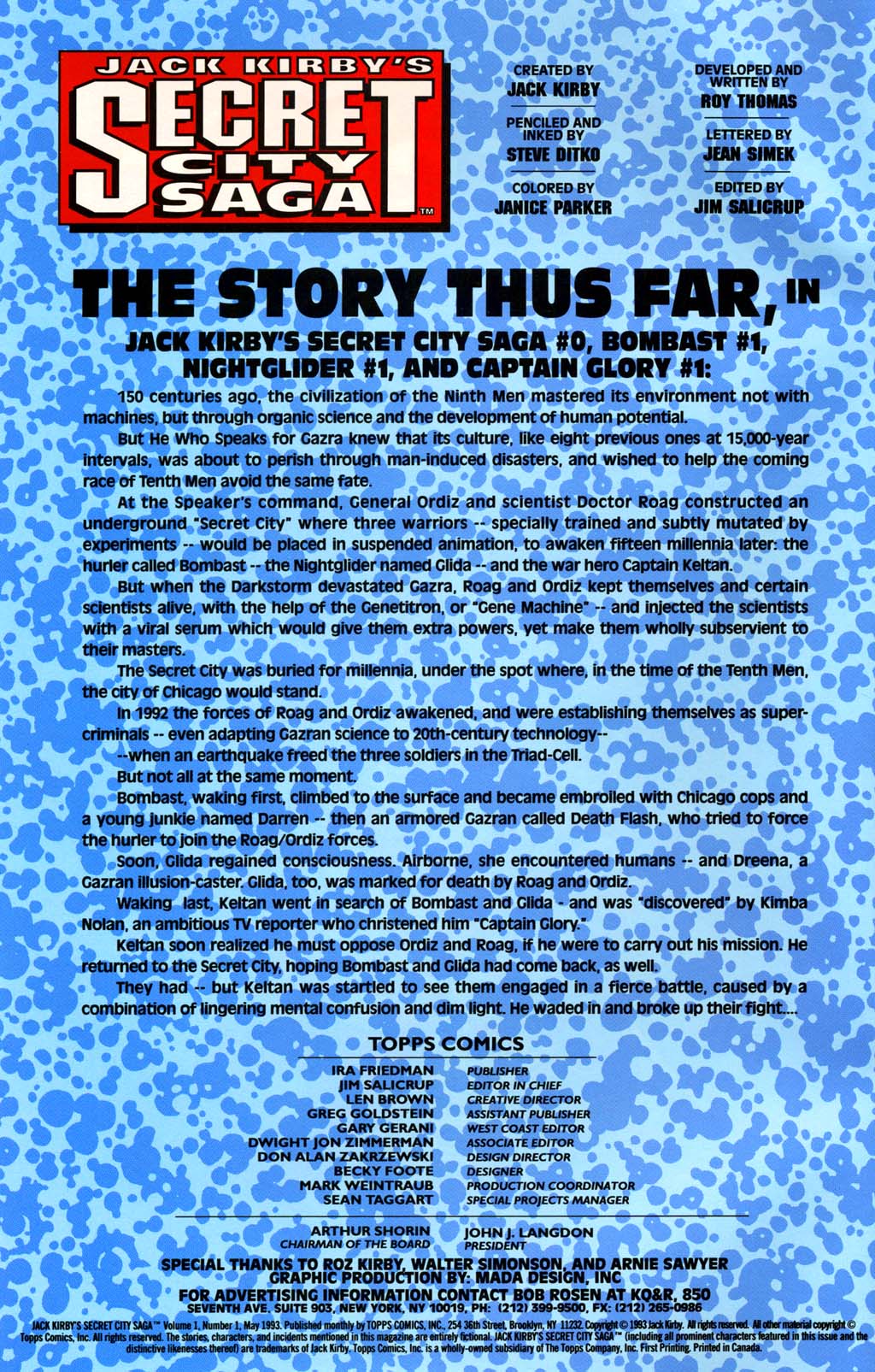 Read online Jack Kirby's Secret City Saga comic -  Issue #1 - 2